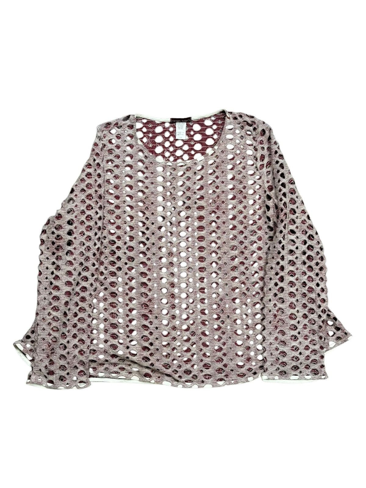 Hysteric Glamour 2000s Design's Today - Apocalypse Style Open Knitted Top Size US M / EU 48-50 / 2 - 4 Thumbnail