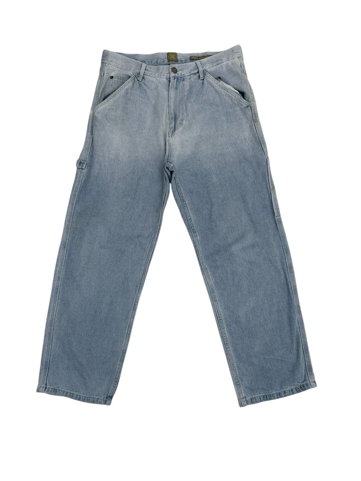 45rpm × Japanese Brand JAPAN BRAND BACK NUMBER CARPENTER DESIGN BAGGY STYLE RARE Size US 32 / EU 48 - 1 Thumbnail