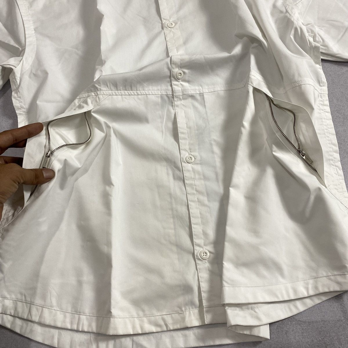 Japanese Brand GU x UNDERCOVER Button Up Shirt Zip Pocket Size US XL / EU 56 / 4 - 7 Thumbnail
