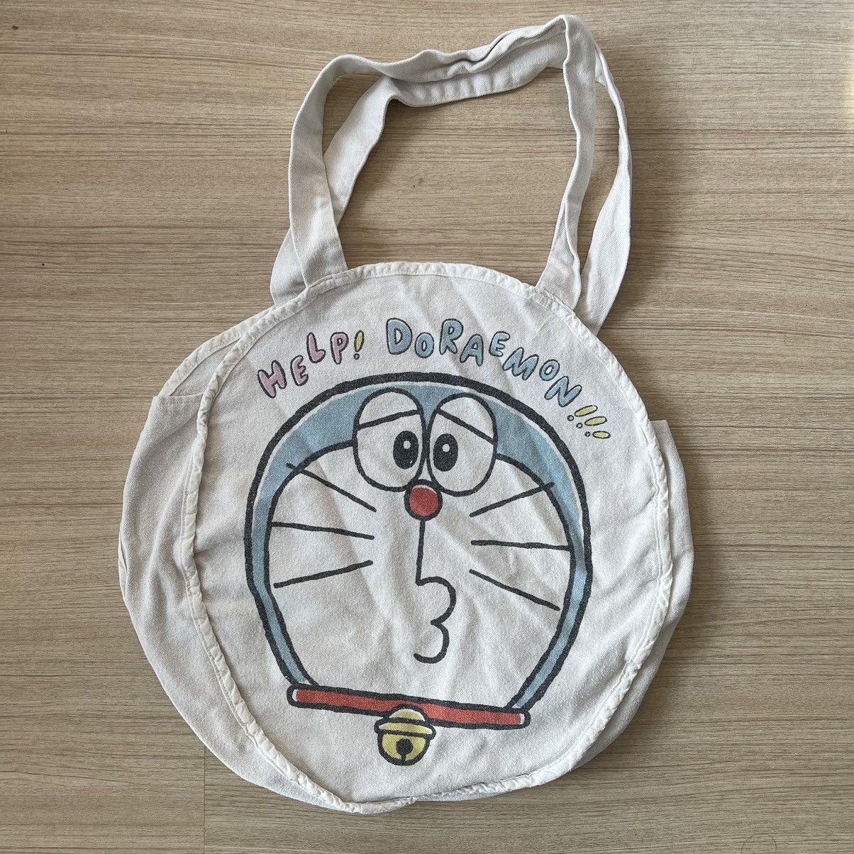 Anime × Japanese Brand × Vintage Vintage Anime Doraemon Round Tote Bag Size ONE SIZE - 2 Thumbnail