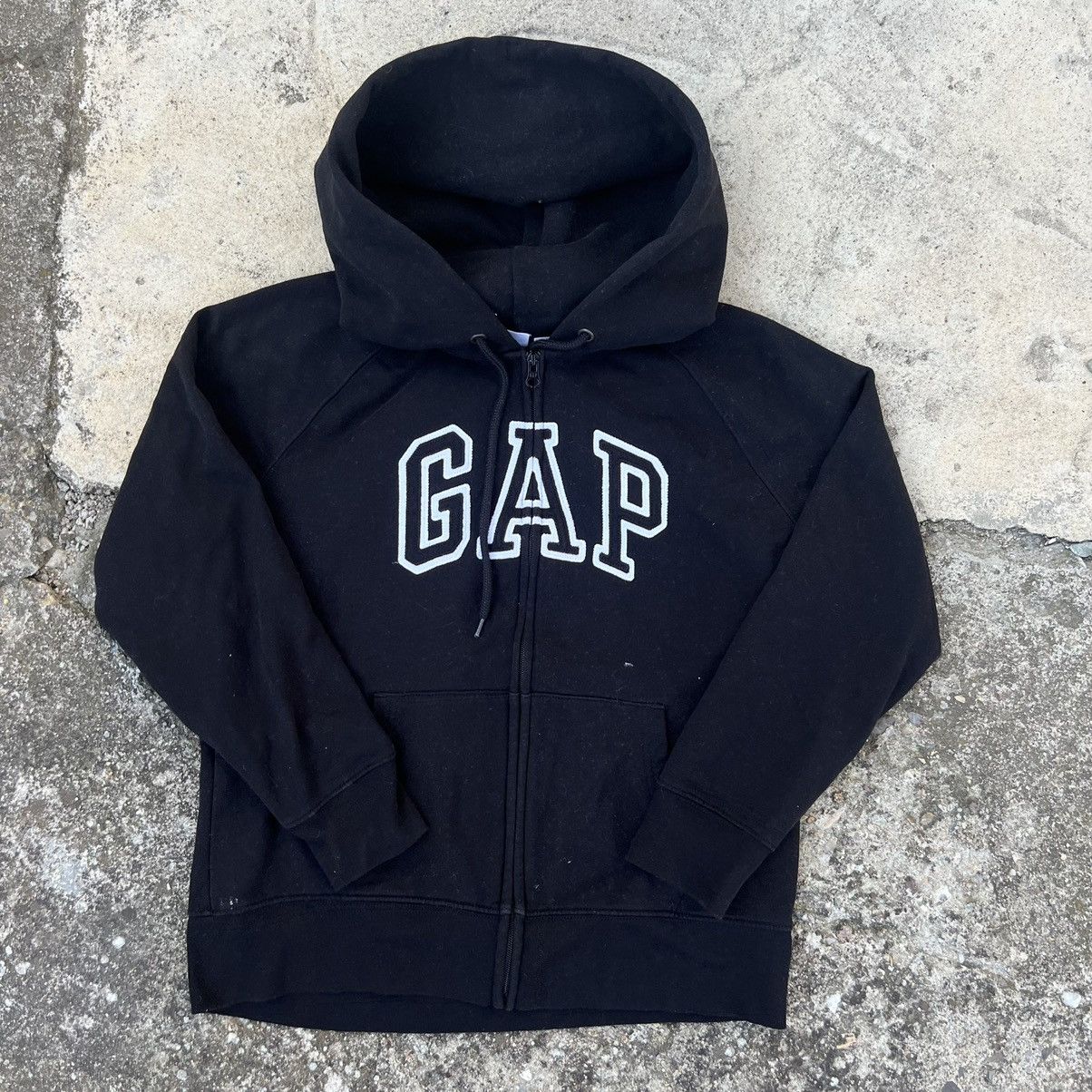 Gap × Vintage Gap Vintage y2k Hoodie Sweatshirt Sweater Zip Up Size S / US 4 / IT 40 - 1 Thumbnail