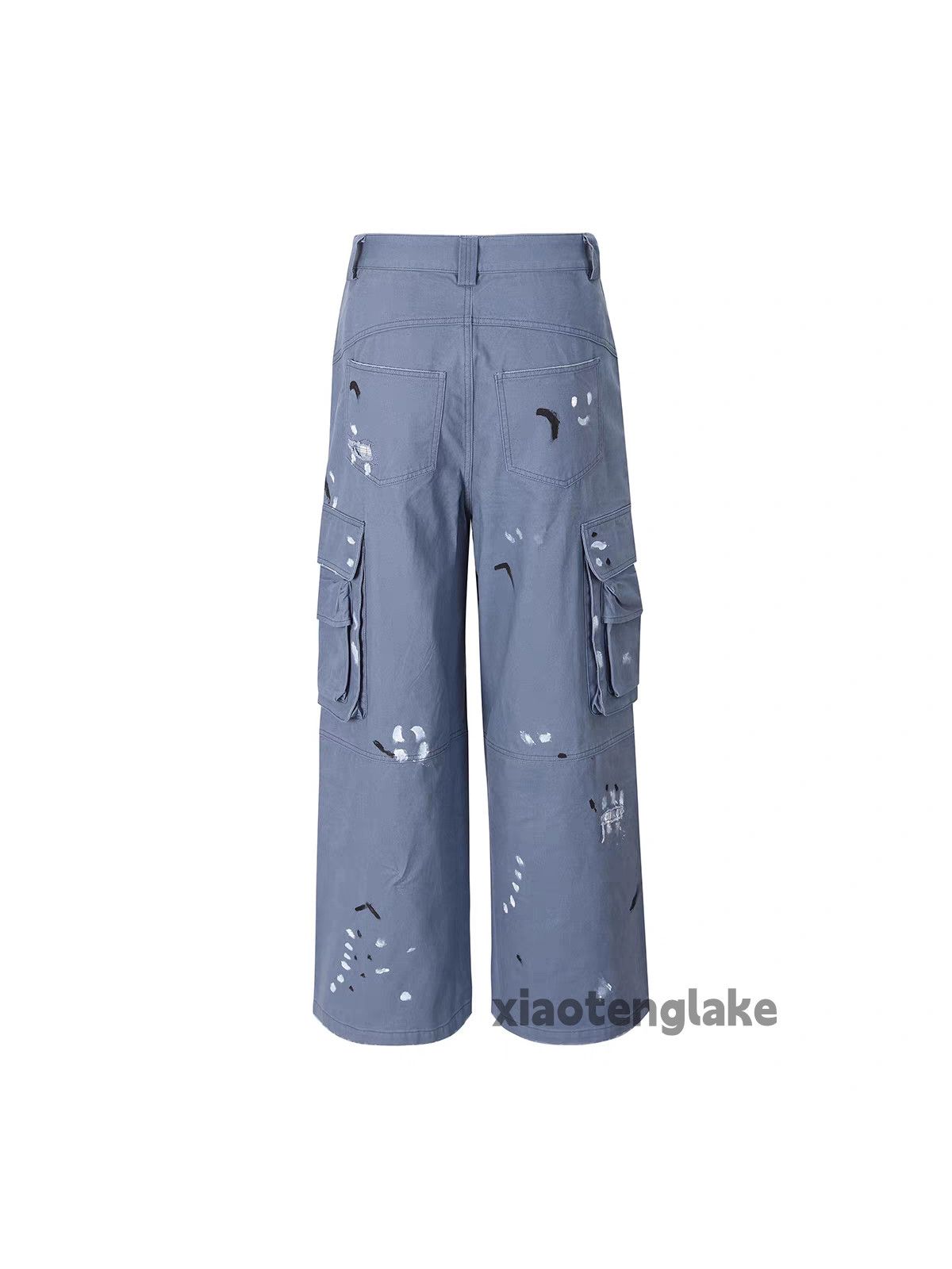 Vintage Xz vintage wide Leg loose hiphop y2k cargo pants Size US 33 - 7 Thumbnail