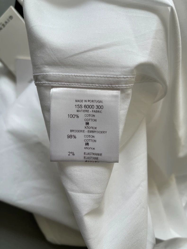 Givenchy Givenchy Five-Star Embroidered Collar, White Cotton Long S Size US M / EU 48-50 / 2 - 5 Thumbnail