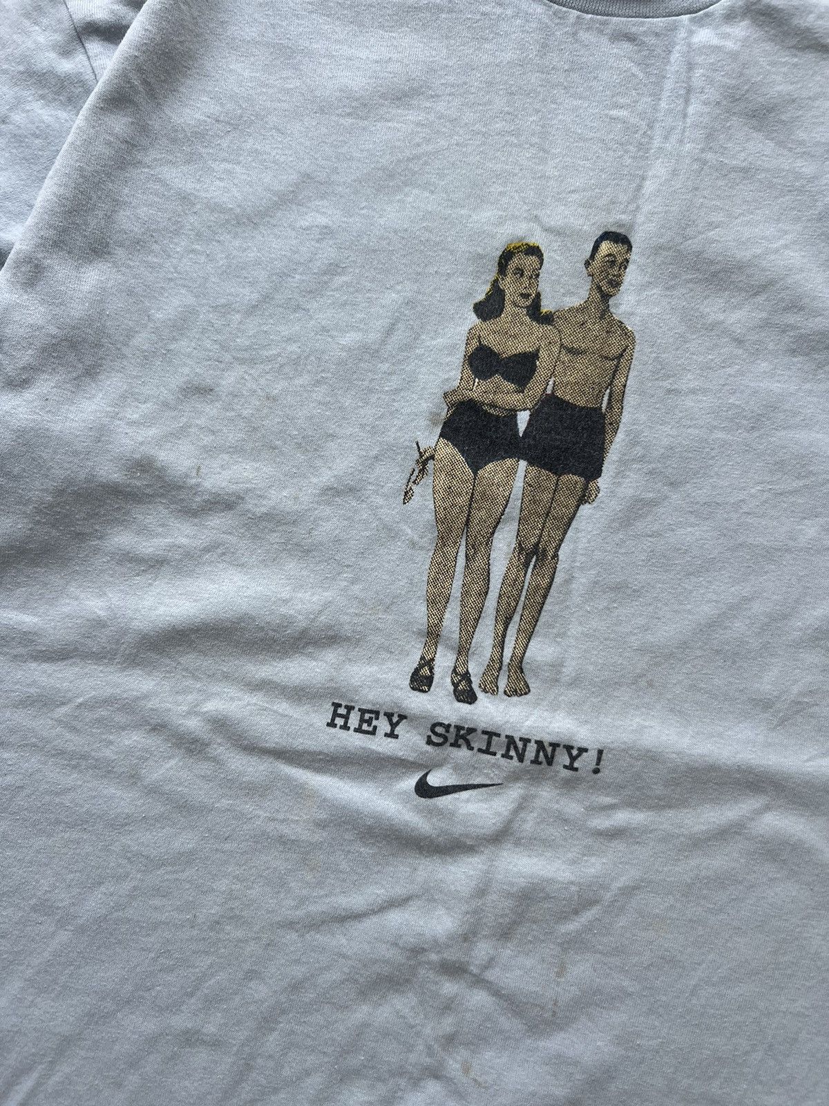 Nike 00’s NIKE COMICS VINTAGE RARE TEE HEY SKINNY Y2K Size US S / EU 44-46 / 1 - 6 Thumbnail
