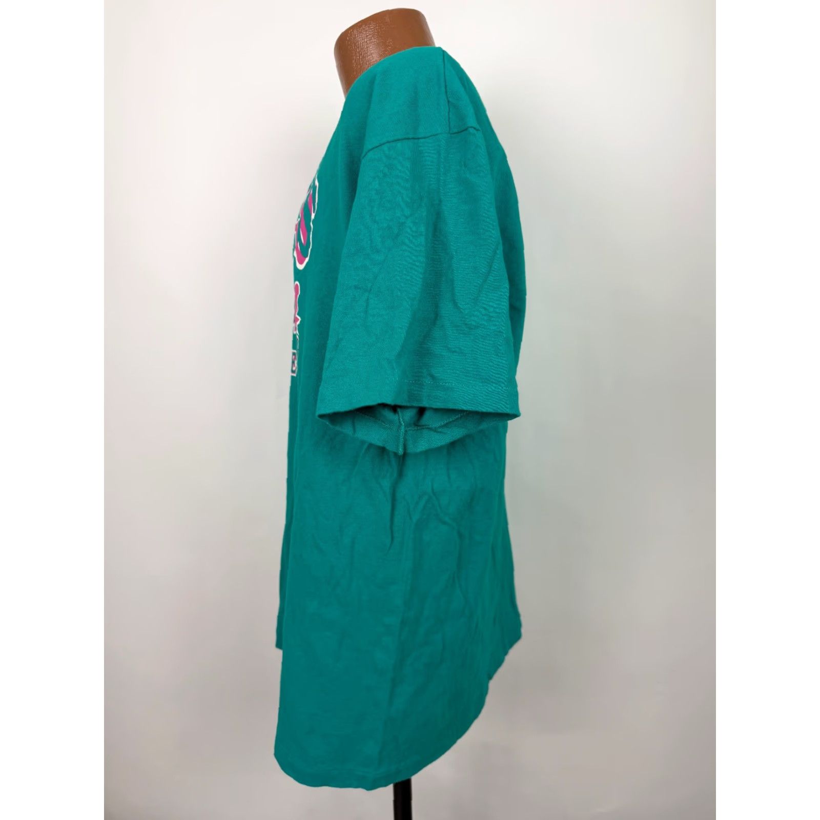 Hanes VINTAGE 90s Hanes T-Shirt Dance Connection Ballerina Pink Teal Adult XL Green 90s, Dance, Funny, Hipster, Outdoor, Sports Mens Shirt XS-XL Size US XL / EU 56 / 4 - 6 Thumbnail
