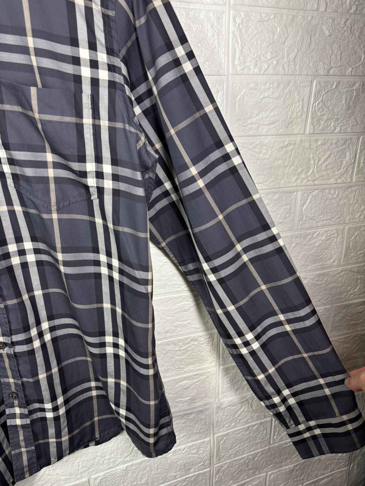 Burberry Burberry London Nova Check Long Sleeve Shirt Size M Size US M / EU 48-50 / 2 - 8 Thumbnail