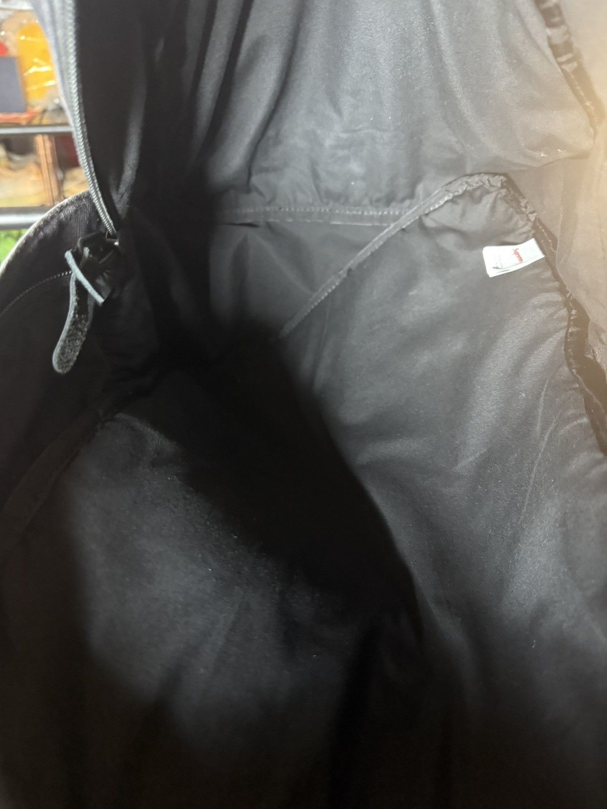 B.B. Simon × Supreme Supreme B.B Simon Denim Backpack Size ONE SIZE - 16 Thumbnail