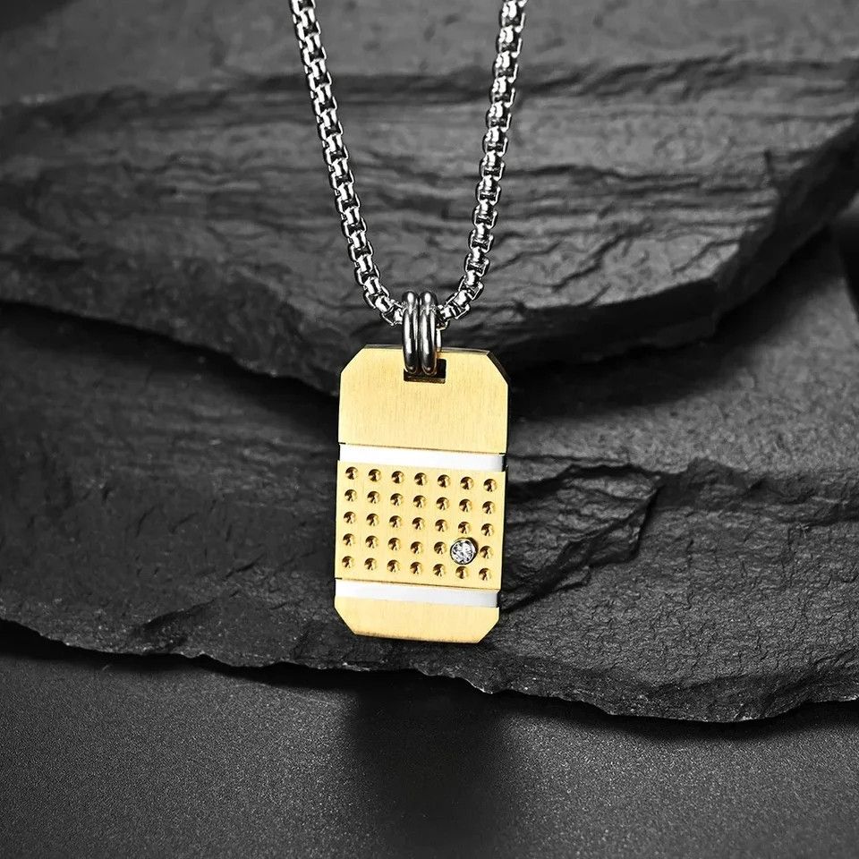 Other Gold Tag Pendant Necklace Size ONE SIZE - 1 Thumbnail