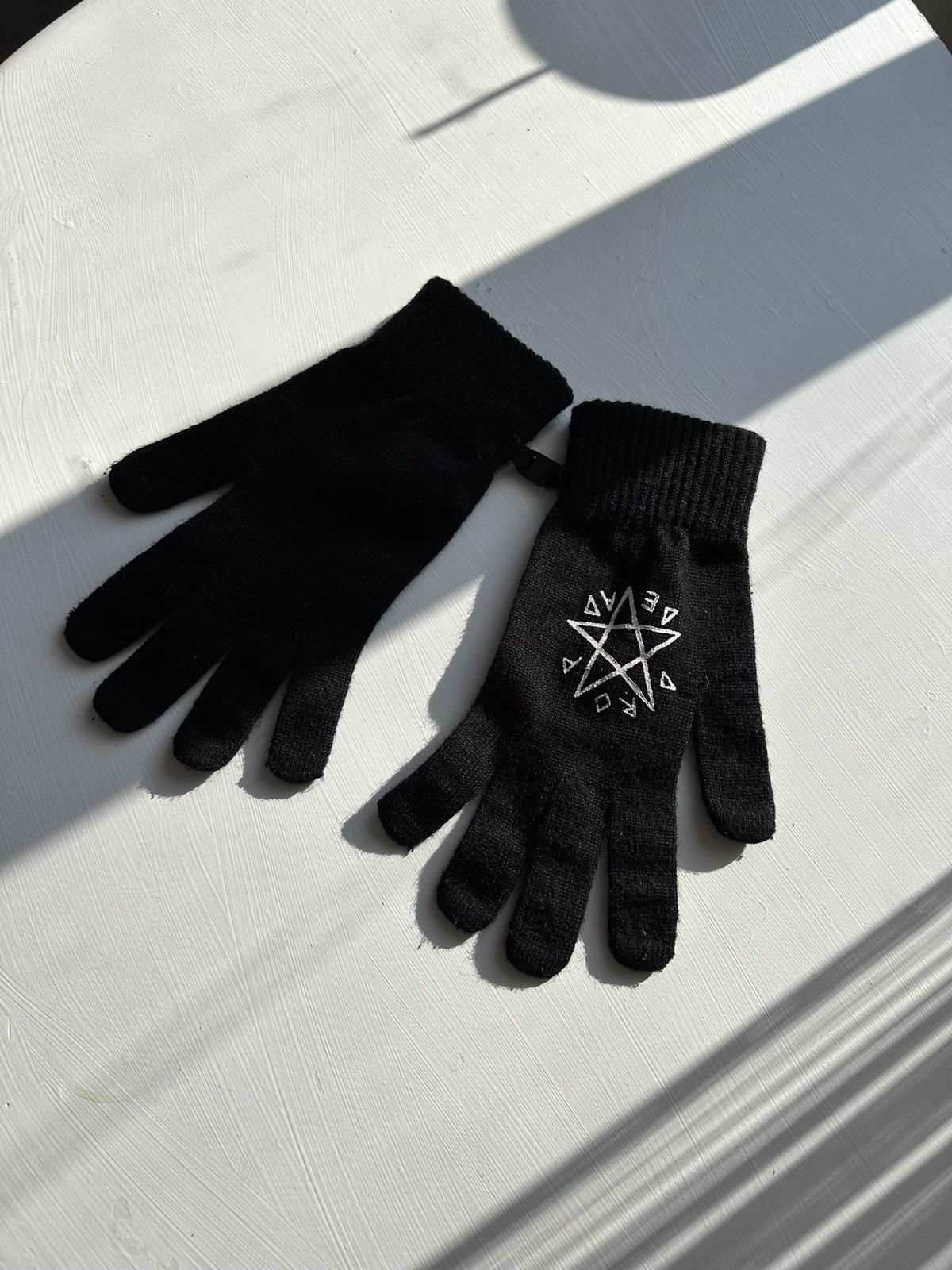 Drop Dead Clothing Drop Dead Wool Gloves Black OS Size ONE SIZE - 6 Thumbnail