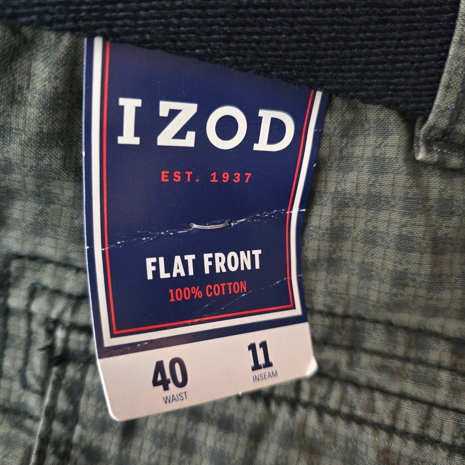 Izod Men's Izod Asphalt Belted Cargo Shorts Size 40W NWT Size US 40 / EU 56 - 6 Thumbnail