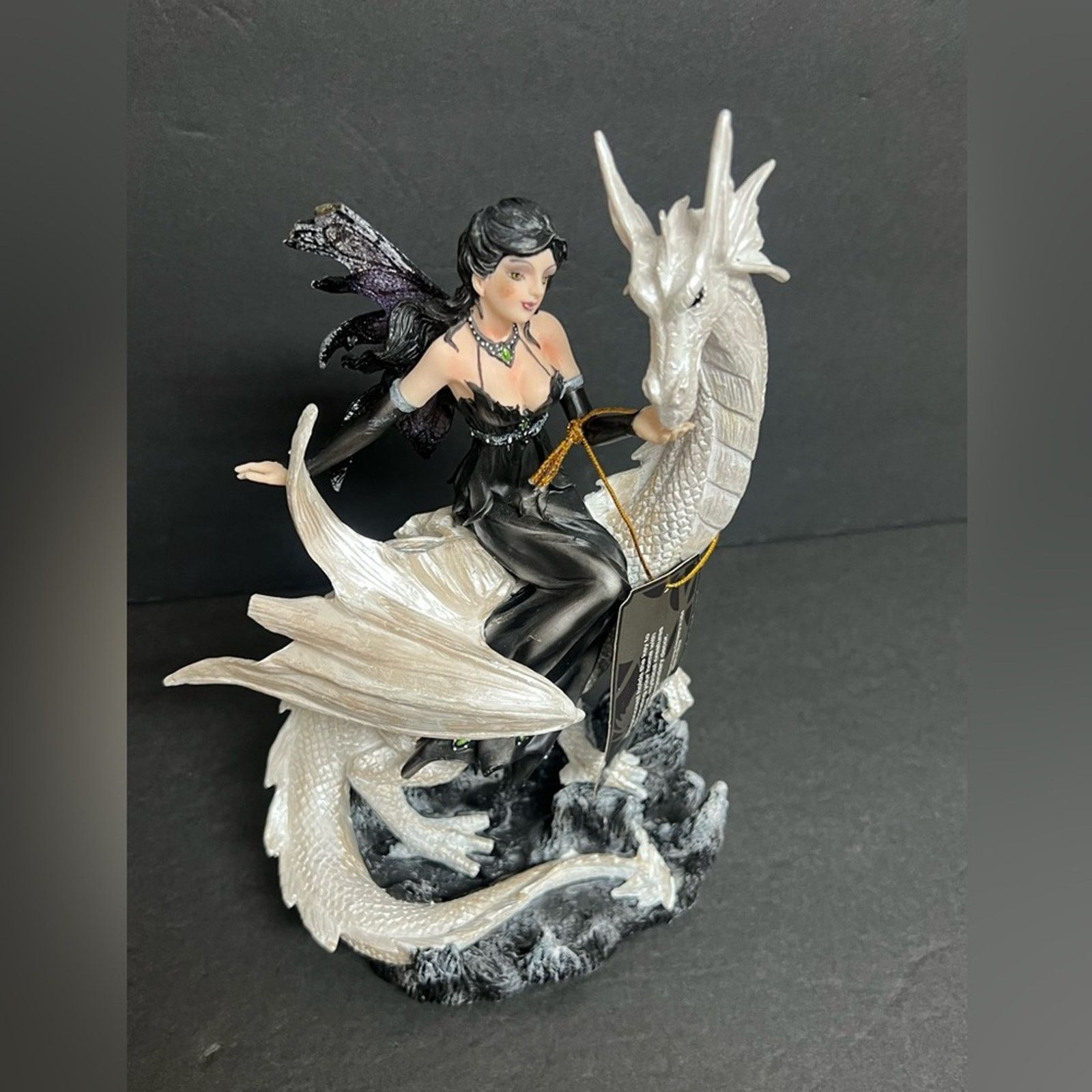 Other DRAGON CREST Black Wing Fairy Dragon Fantasy Figurine Decor Size ONE SIZE - 6 Thumbnail