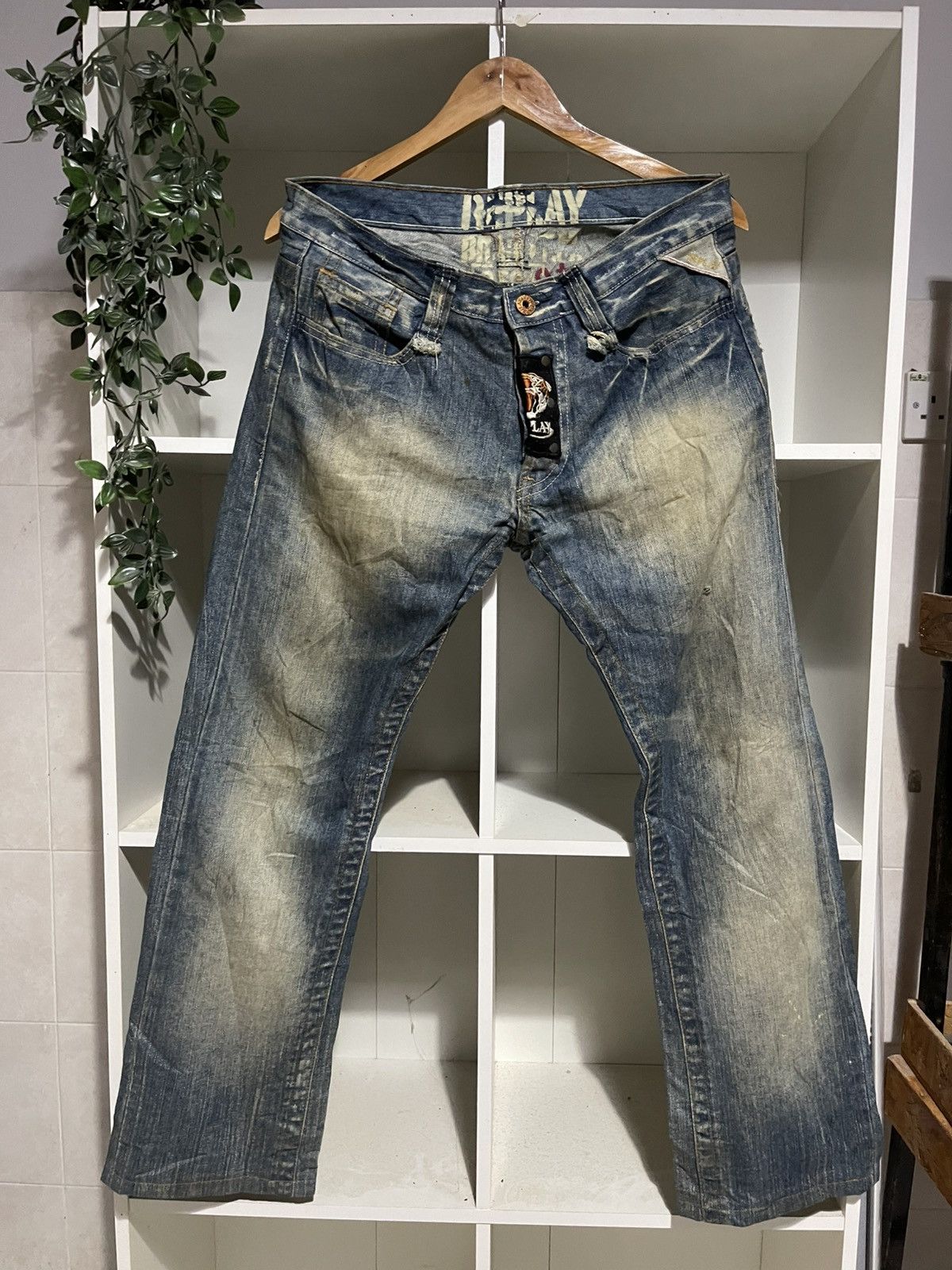 Replay Replay Distressed denim Size US 33 - 5 Thumbnail