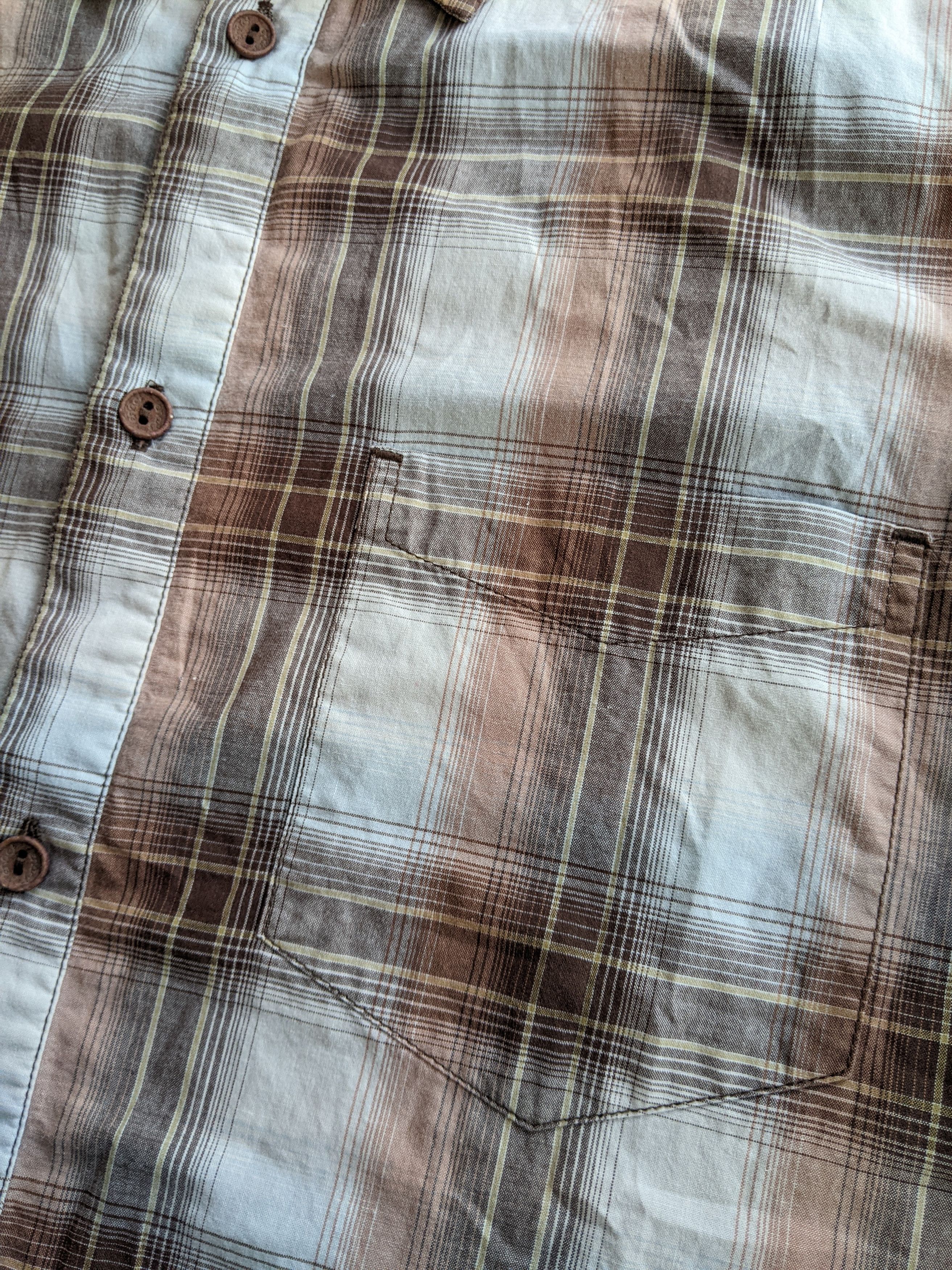Japanese Brand × Kathmandu Kathmandu Outdoor Plaid Shirt Organic Cotton Gorpcore Size US L / EU 52-54 / 3 - 7 Thumbnail