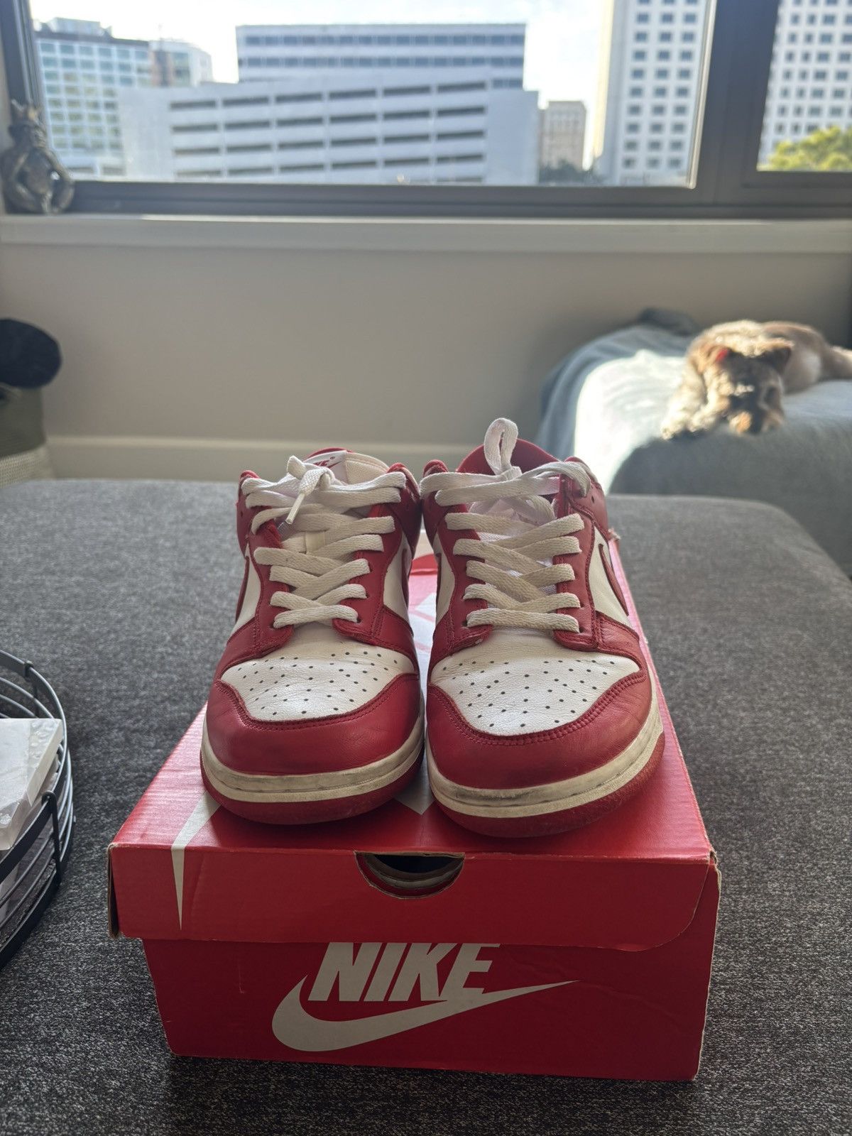 Nike Nike Dunk Low Red “St. John’s” Size US 8.5 / EU 41-42 - 4 Thumbnail