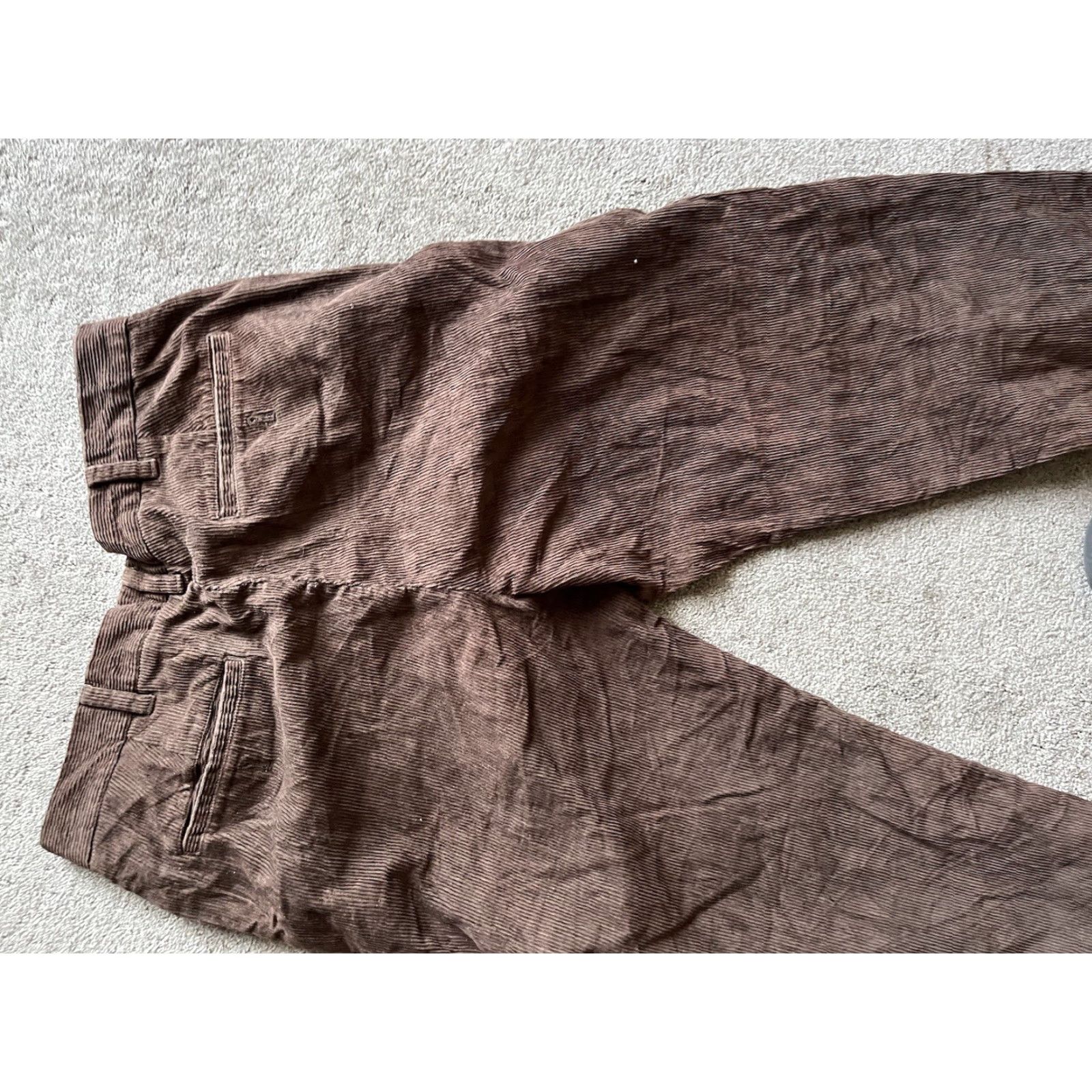 Eddie Bauer Eddie Bauer Corduroy Pants Mens Size 38x29 Classic Fit Brown Flat Front Pockets Size US 38 / EU 54 - 4 Thumbnail