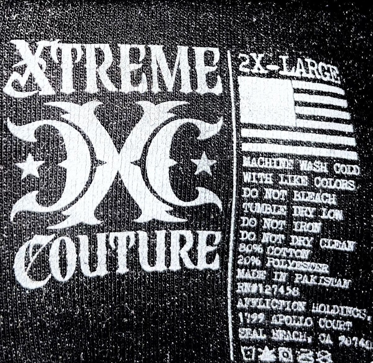 Affliction Extreme Couture Affliction Blood Splattered Skeleton Hoodie Size US XXL / EU 58 / 5 - 8 Thumbnail