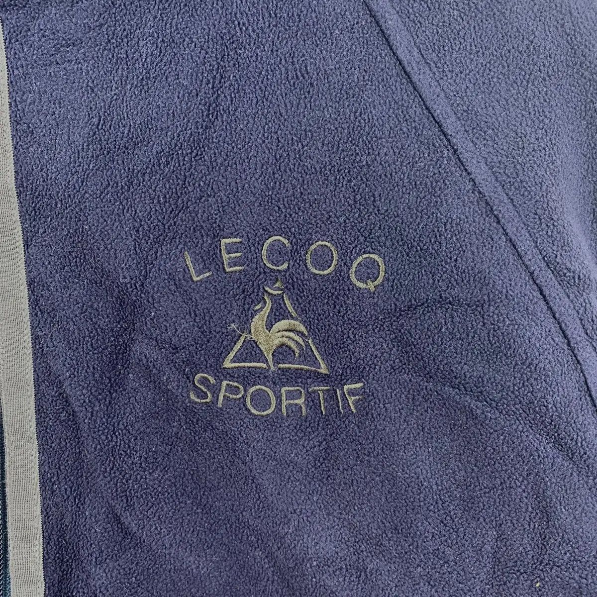 Le Coq Sportif Vintage LE COQ SPORTIF Fleece Embossed Fleece Size L / US 10 / IT 46 - 5 Thumbnail
