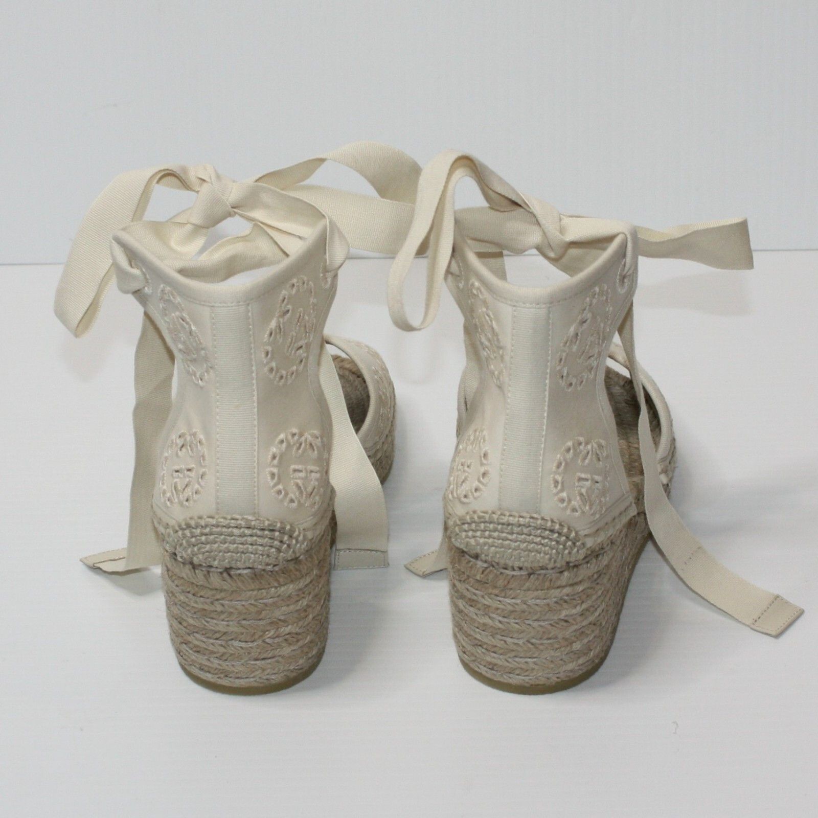 Gucci Damita Espadrille Wedge Sandal in Ivory EU 40 / US 10 $1050 Size US 10 / IT 40 - 10 Thumbnail