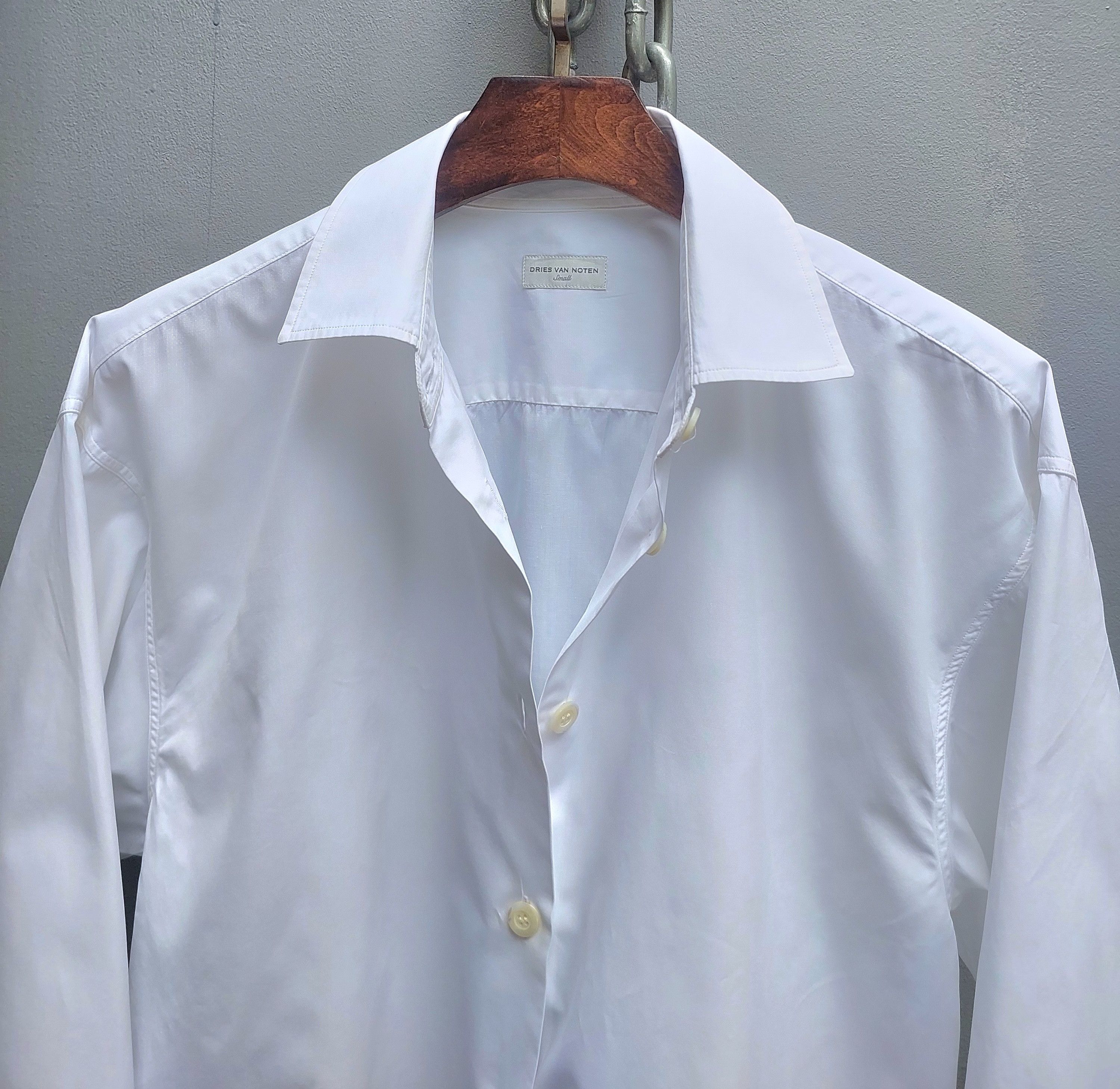 Dries Van Noten Dries Van Noten White Oversized Long Sleeve Shirt Size S / US 4 / IT 40 - 7 Thumbnail