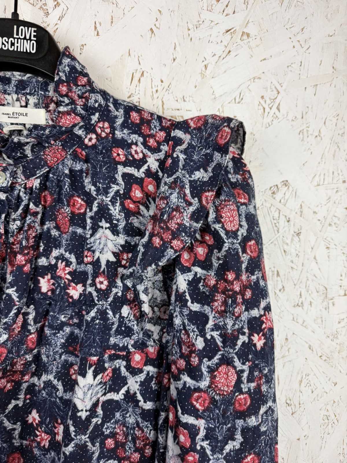 Isabel Marant Etoile Isabel Marant Etoile Blouse Tedy Linen Ruffle Button Up Size M / US 6-8 / IT 42-44 - 4 Thumbnail