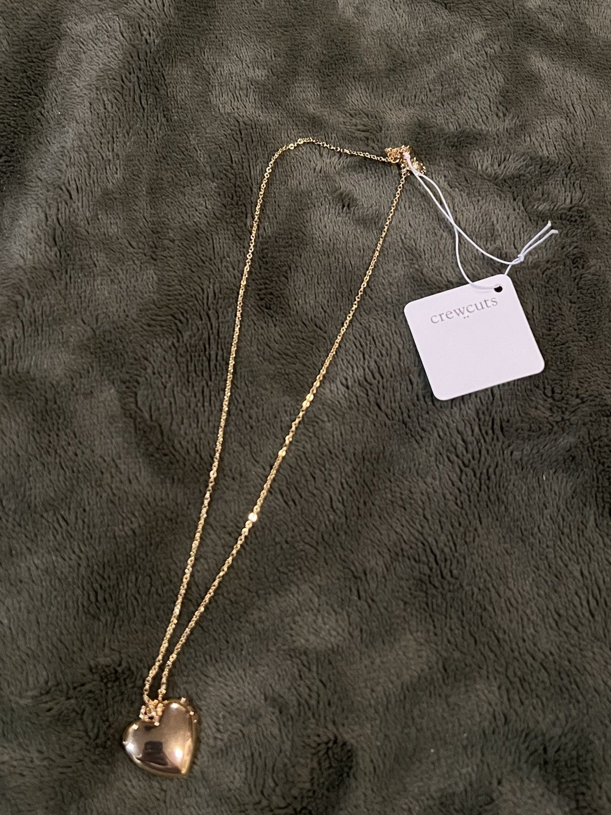 J.Crew Crewcuts Gold Tone Heart Locket Necklace for Girls Size ONE SIZE - 2 Thumbnail