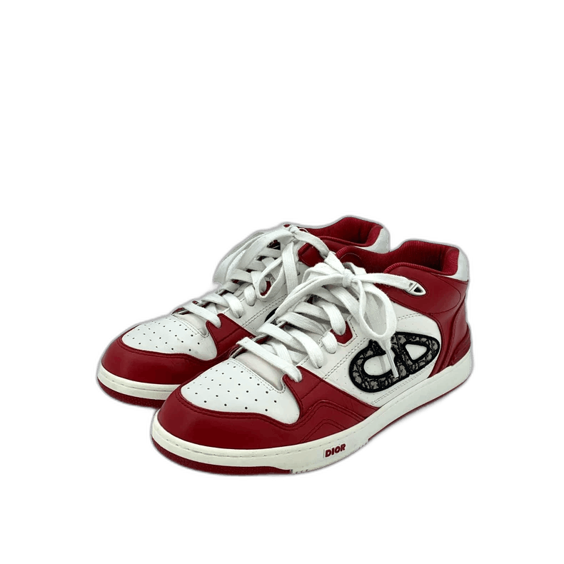 Dior Dior Red CD Embroidered Casual Sneakers Size US 10.5 / EU 43-44 - 1 Thumbnail