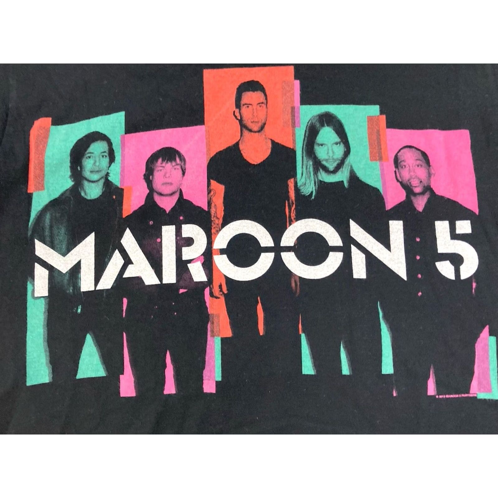 American Apparel Maroon 5 North American Tour 2013 Graphic T-shirt Women Small Black Music Size S / US 4 / IT 40 - 2 Thumbnail