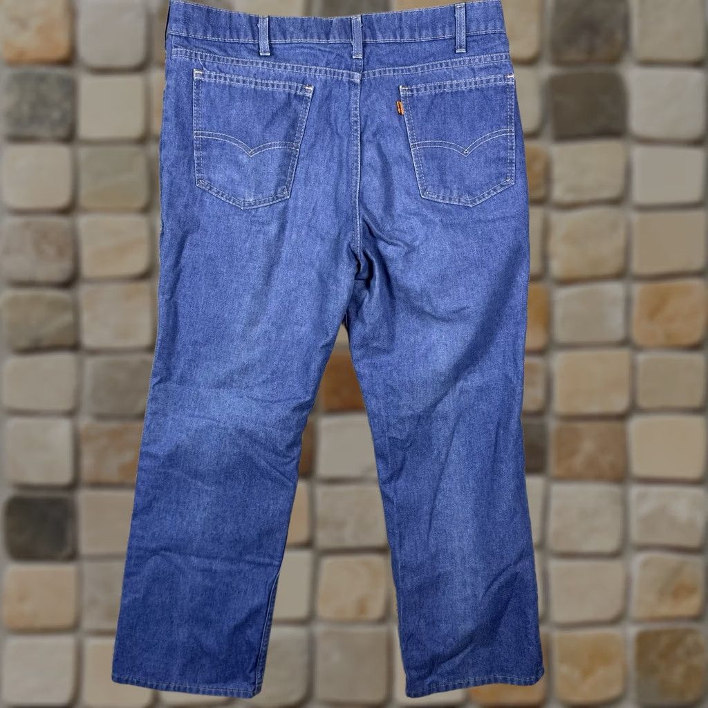 Levi's Vintage Orange Tab Levis Jeans Mens 36x27 Bootcut USA Made Denim 1988 80s 405 - 90s Size US 36 / EU 52 - 1 Thumbnail