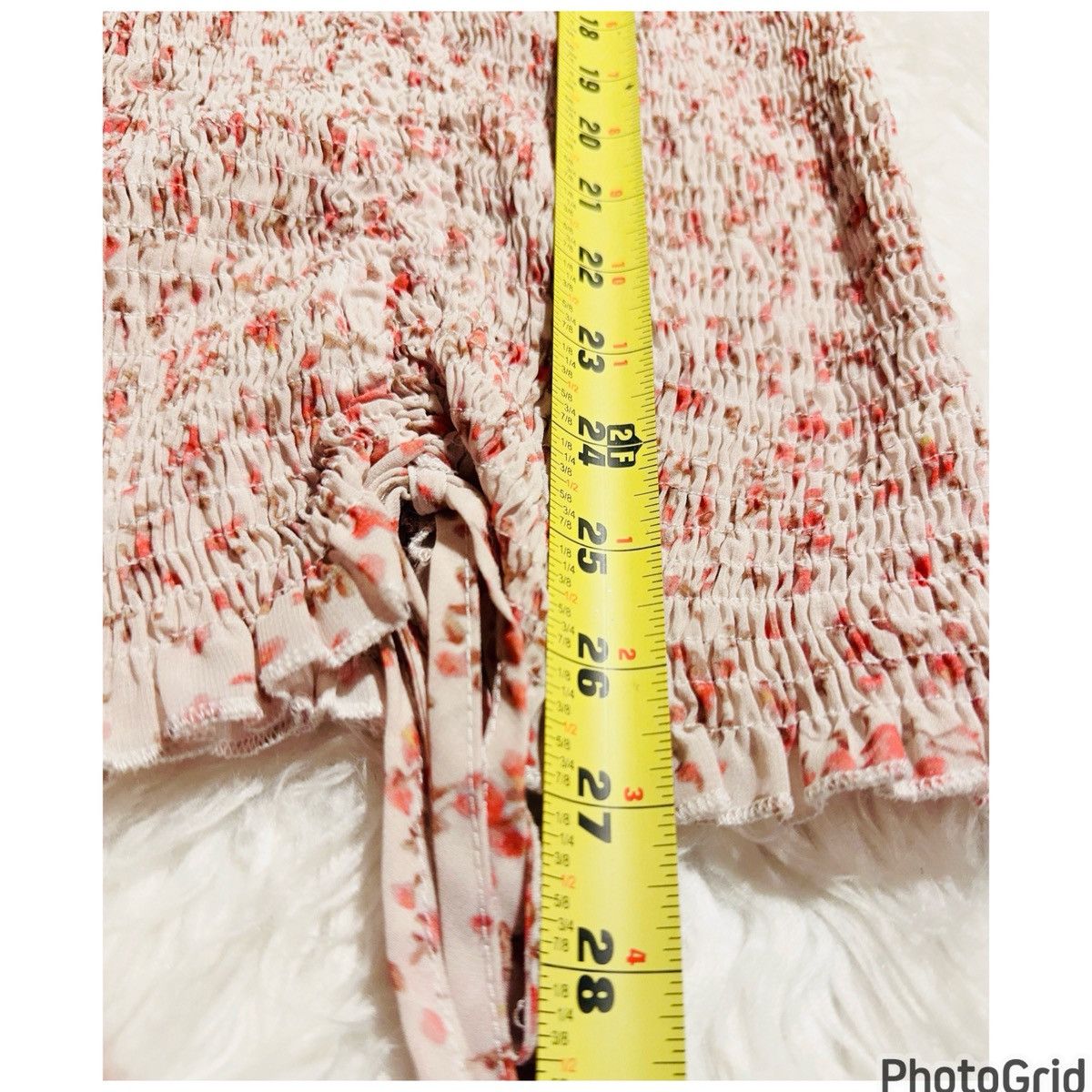 PRINCESS POLLY Princess Polly Floral Puff Sleeve Dress Size L / US 10 / IT 46 - 11 Thumbnail