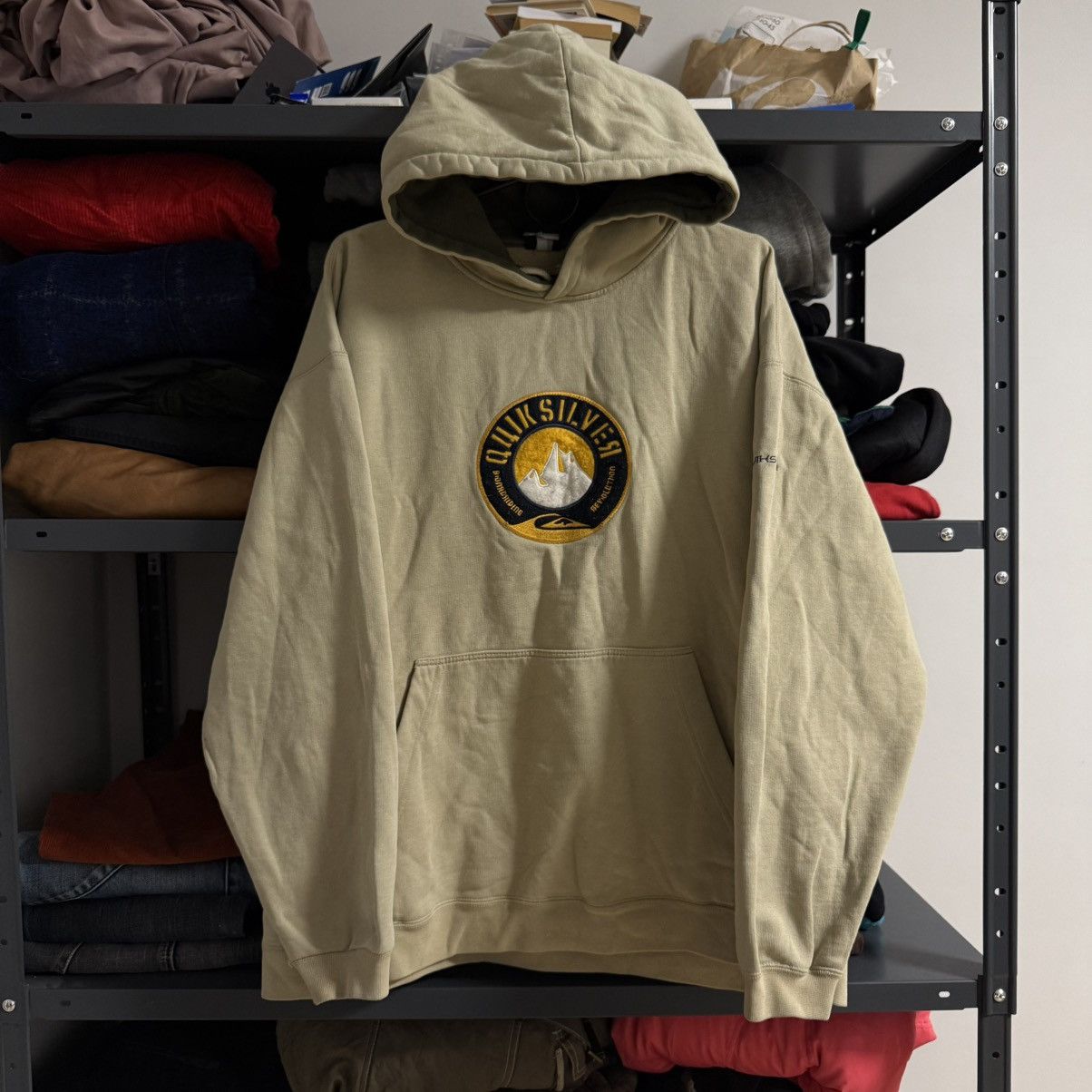 Quiksilver Vintage Avant Garde Quicksilver Hoodie Size US L / EU 52-54 / 3 - 1 Thumbnail