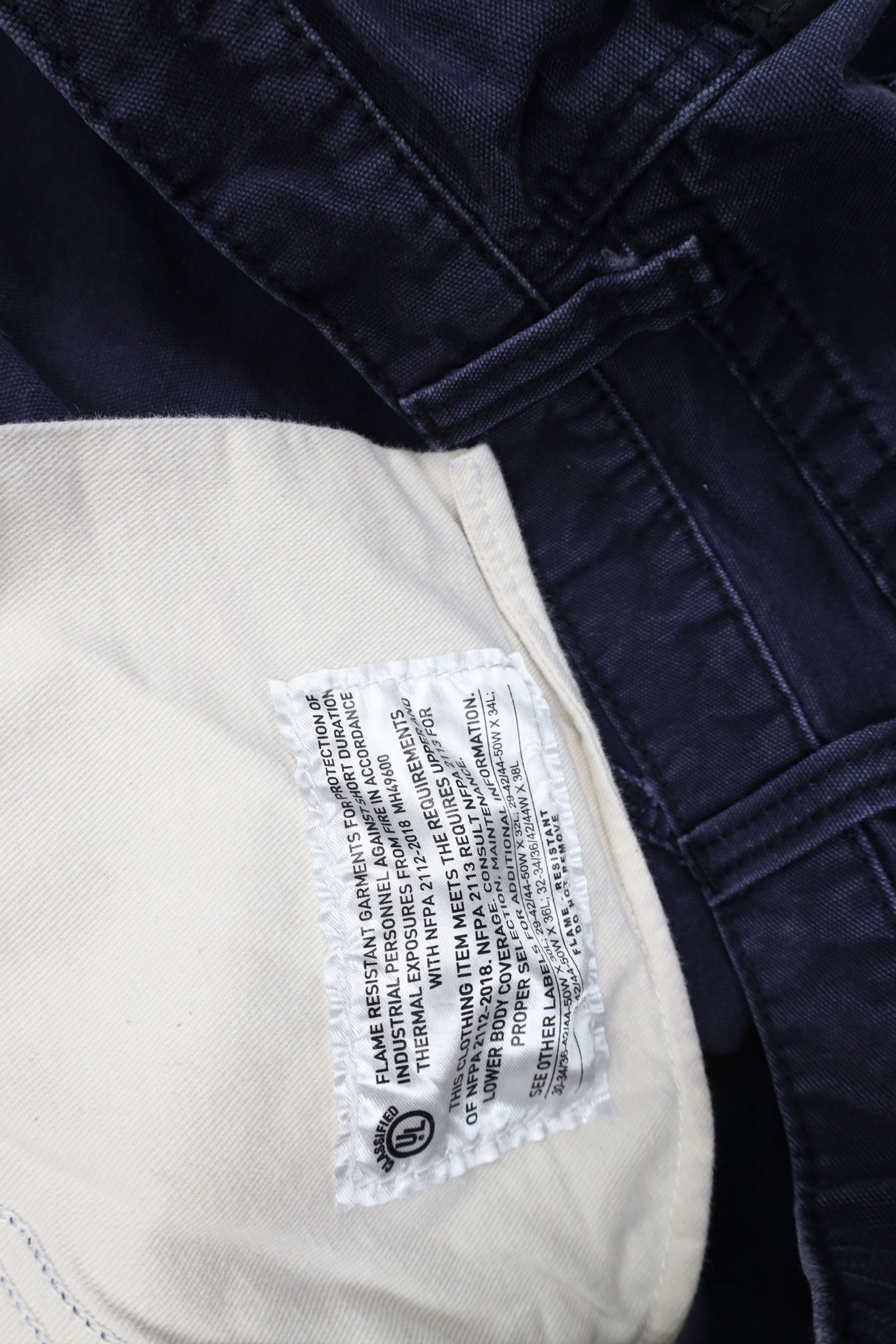 Ariat × Vintage Ariat FR Resistant Low Rise M4 Bootcut Canvas Pants Blue Size US 42 / EU 58 - 11 Thumbnail