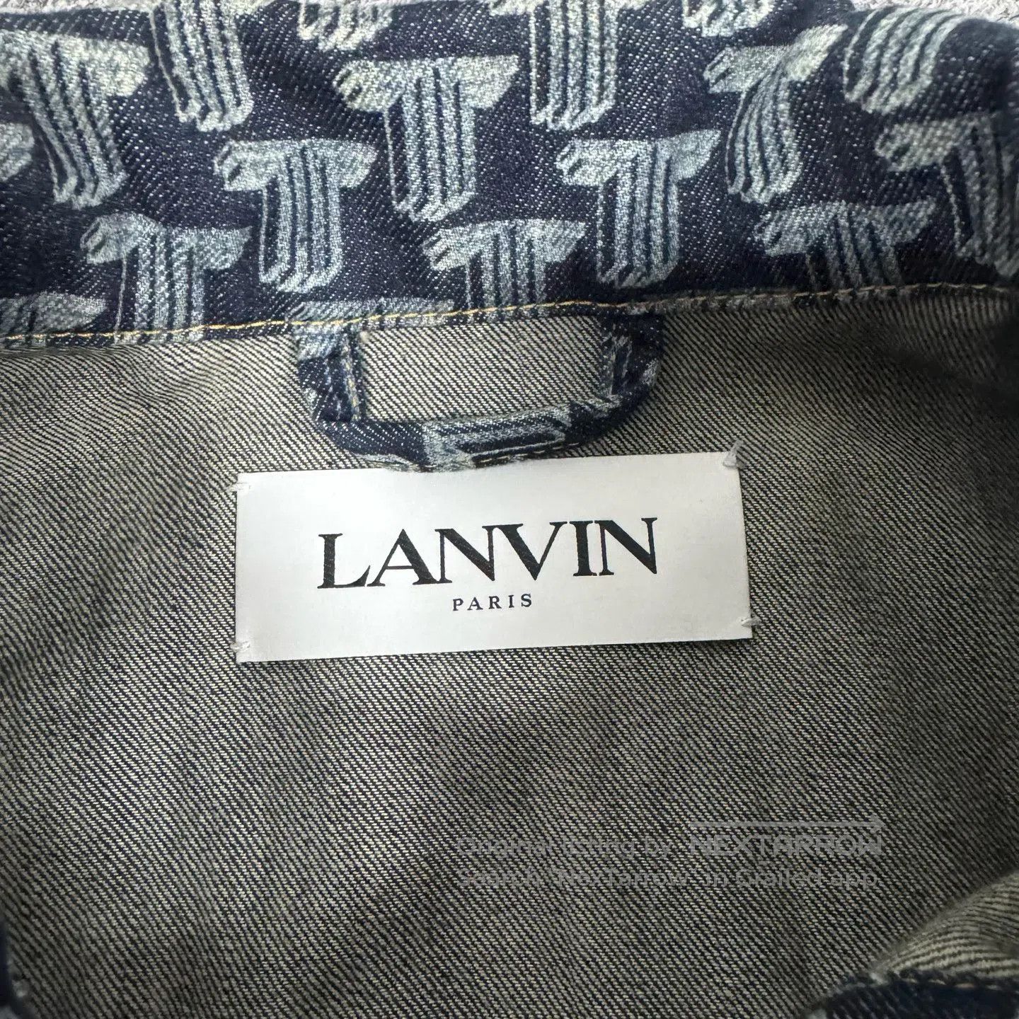 Lanvin Lanvin Full-print old-style design; lapel with single butt Size US L / EU 52-54 / 3 - 6 Thumbnail