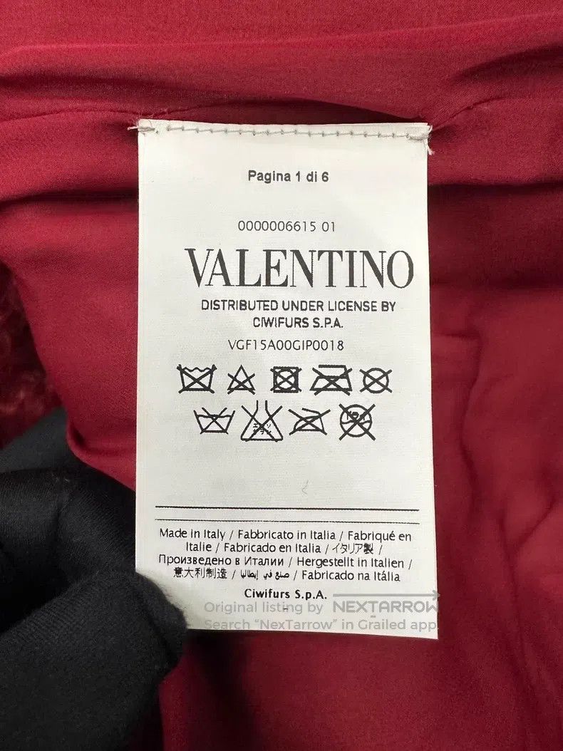 Valentino Valentino Red fur one-piece coat jacket Size M / US 6-8 / IT 42-44 - 5 Thumbnail