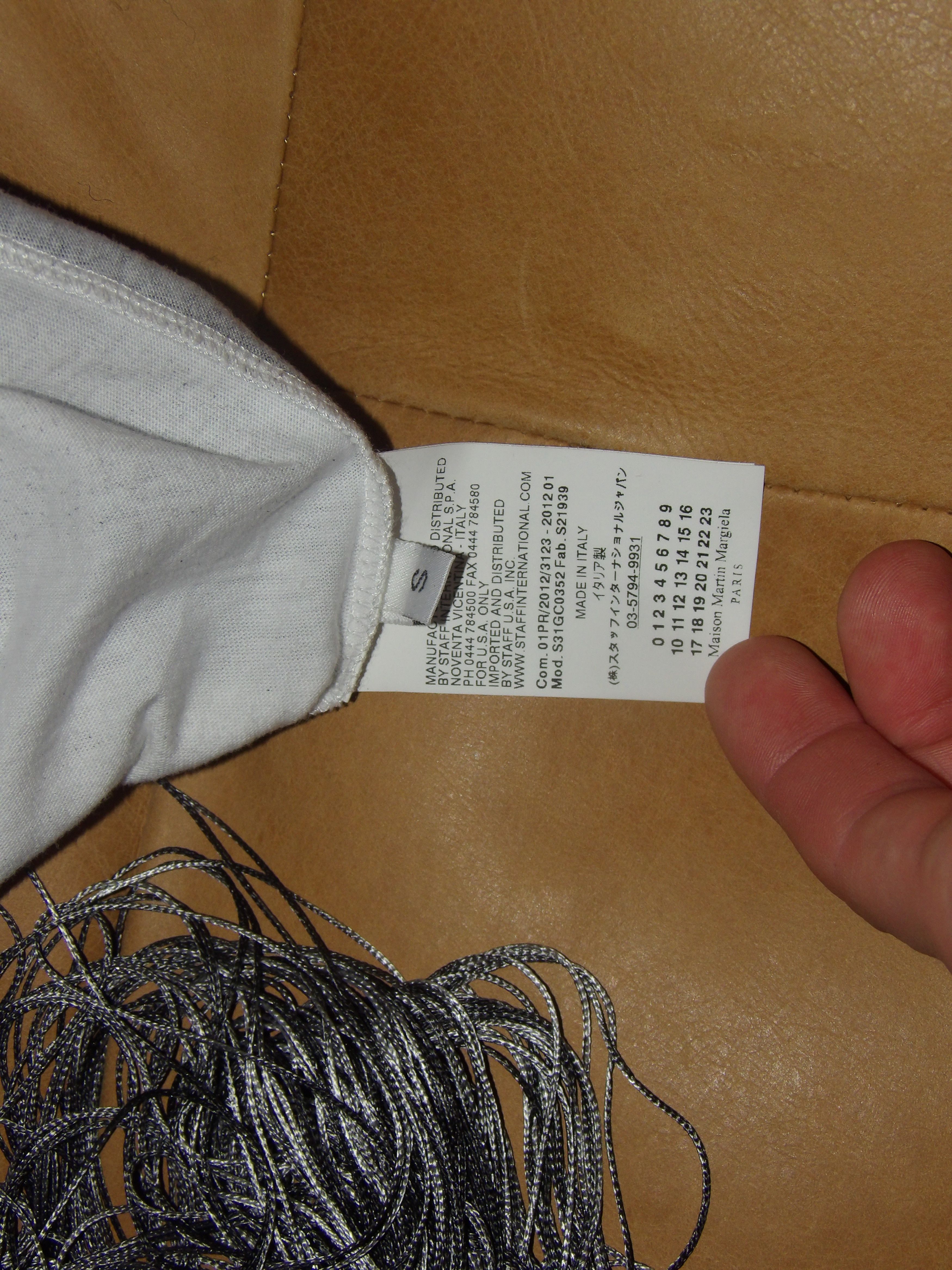 Maison Margiela Maison Margiela Fringe T-Shirt Size US S / EU 44-46 / 1 - 6 Thumbnail