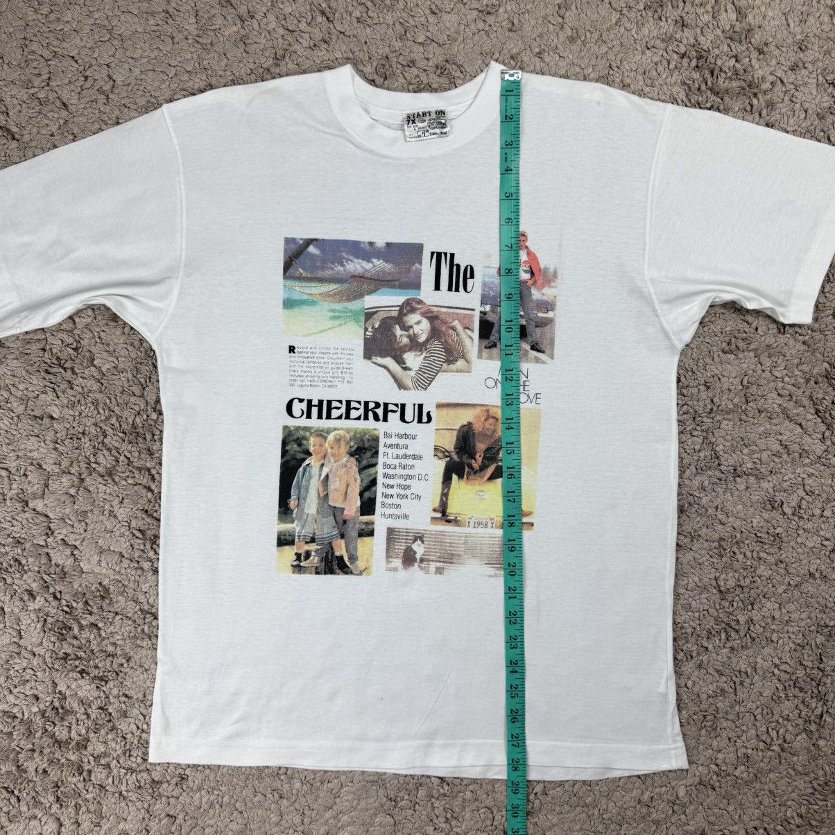 Vintage Vintage The Man On The Move “CHEERFUL” Photographic T-shirt Size US L / EU 52-54 / 3 - 15 Thumbnail