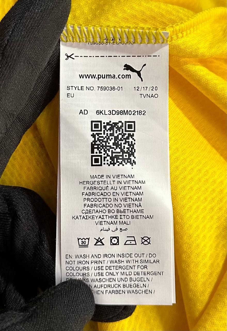 Puma Borussia Dortmund Ho football shirt Jersey 2021/22 Puma Süle Size US XL / EU 56 / 4 - 11 Thumbnail