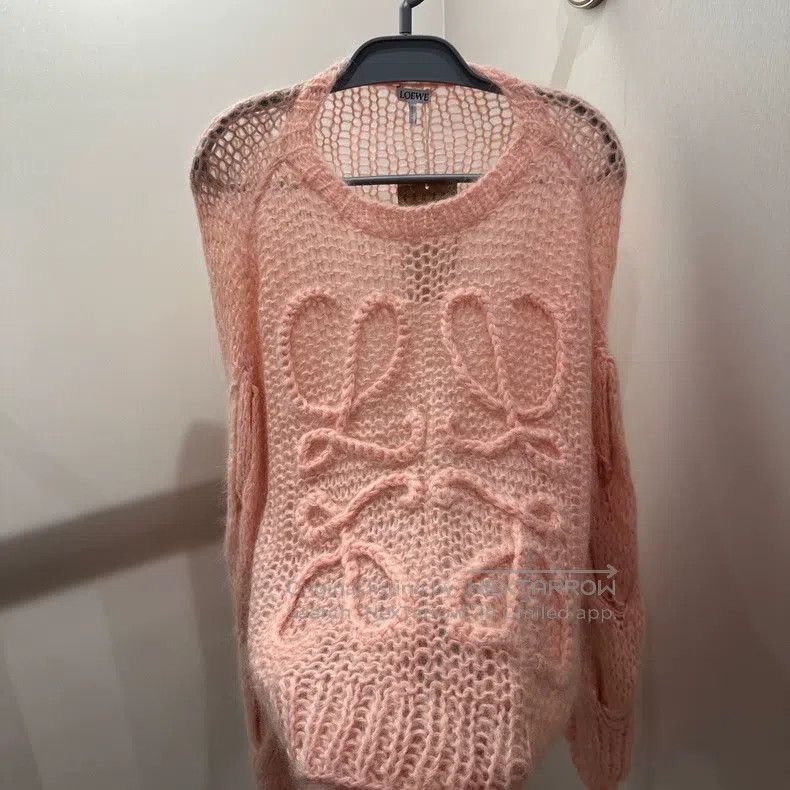 Loewe Loewe Large Logo Mohair Knit Sweater Size S / US 4 / IT 40 - 6 Thumbnail