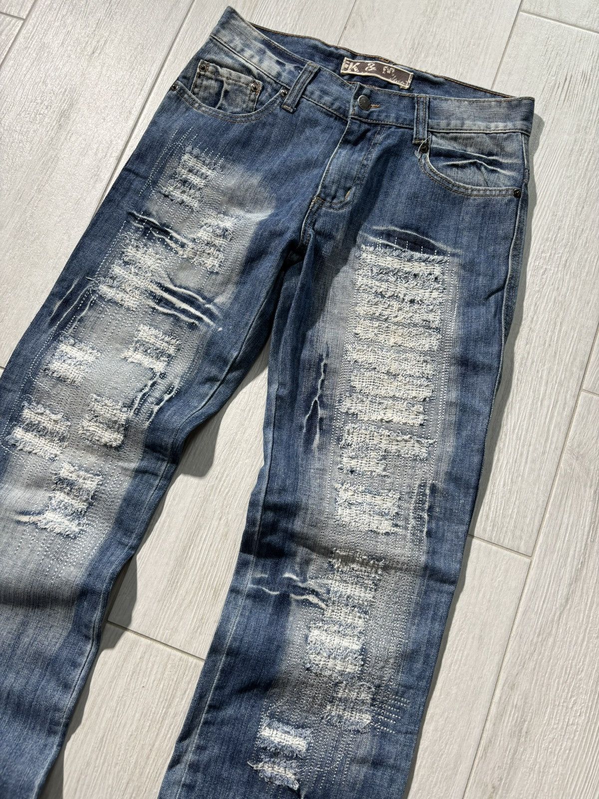 Japanese Brand Vintage Y2K Japanese Jeans Distressed Retro USA Style Size US 30 / EU 46 - 3 Thumbnail