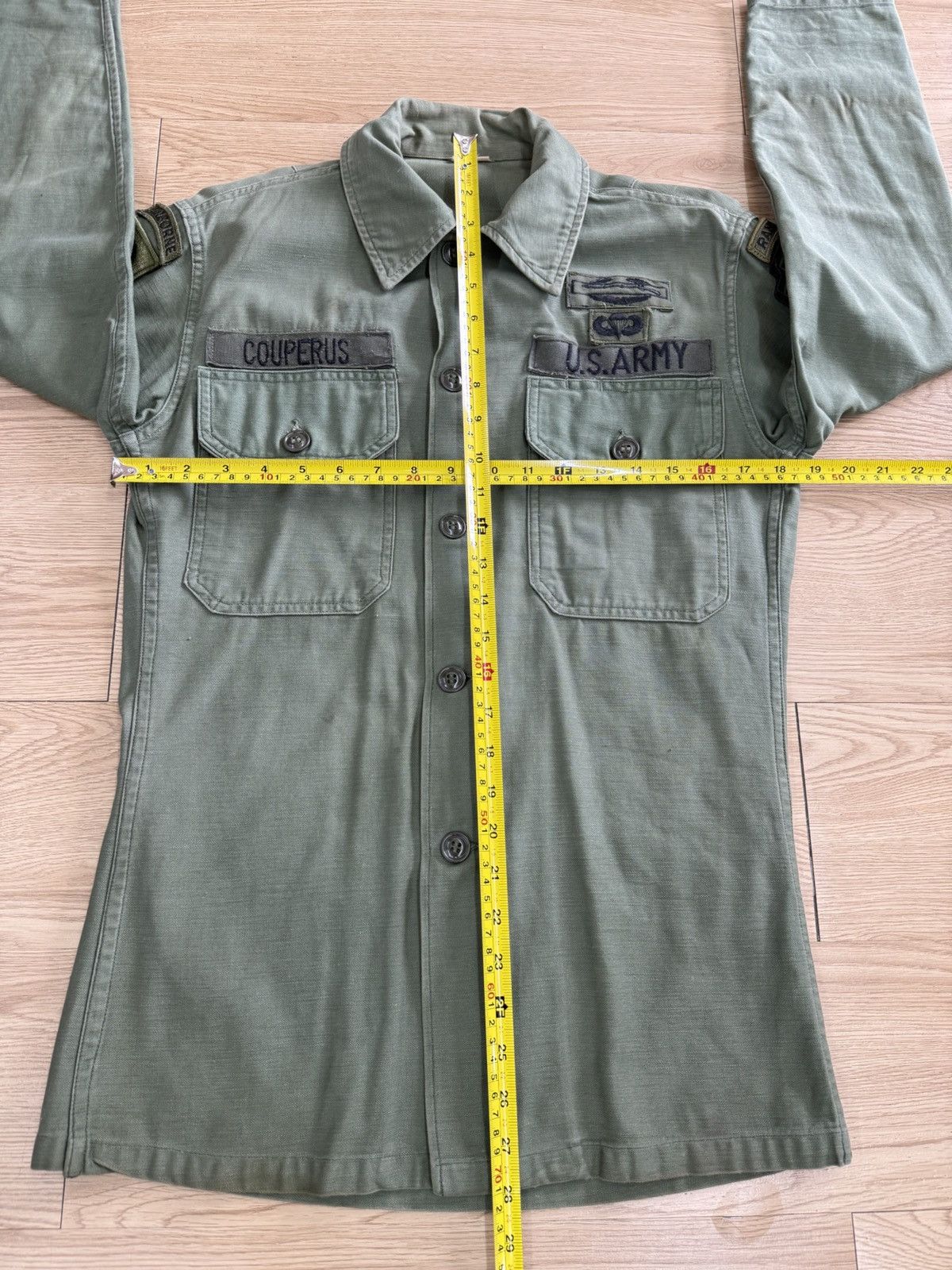 Vintage Air Force Military 1950s Shirt Button Up Size US M / EU 48-50 / 2 - 8 Thumbnail