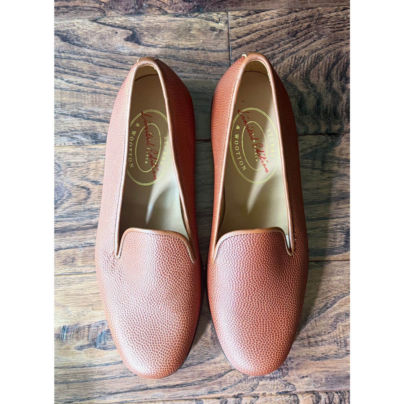 $1095 New Stubbs & Wootton Limited Edition 9.5 Loafers in Brown, Men's — image 6 of 6