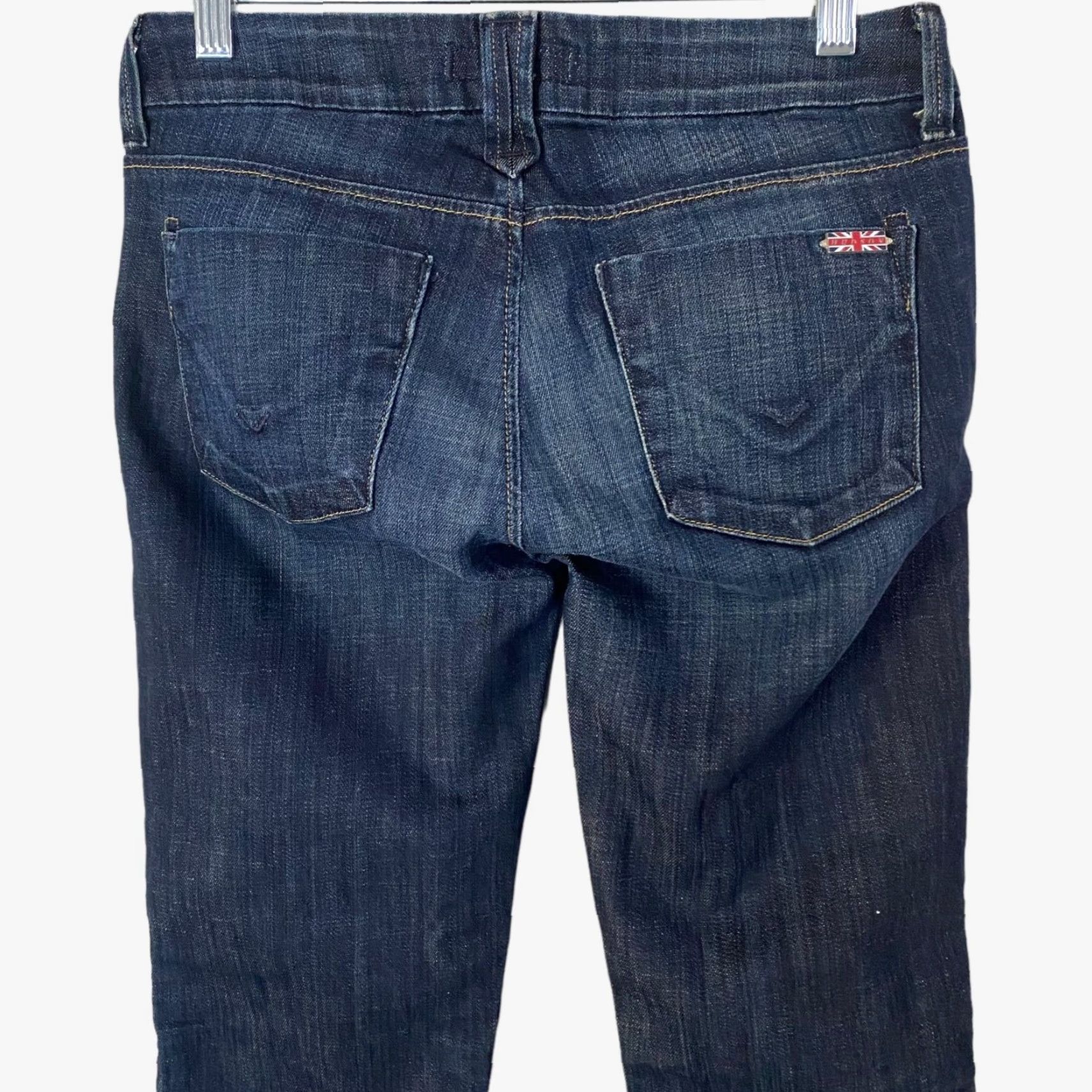 Hudson Hudson Jeans Women Bootcut Denim Low-Rise 26 Blue Dark Wash Stretch Size 26" / US 2 / IT 38 - 6 Thumbnail