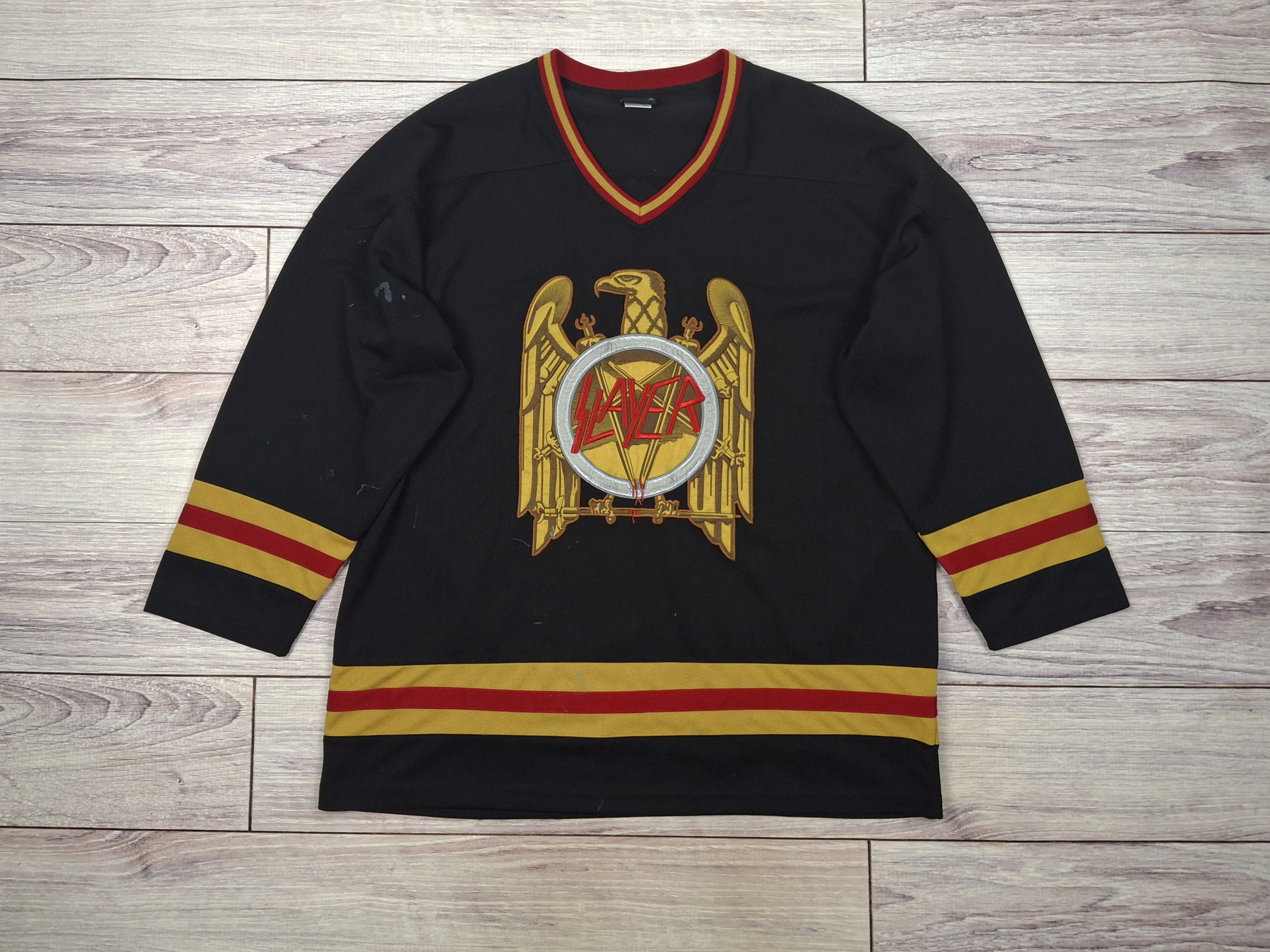 Slayer Slayer thrash metal band vintage hockey jersey 00s Size US XXL / EU 58 / 5 - 1 Thumbnail