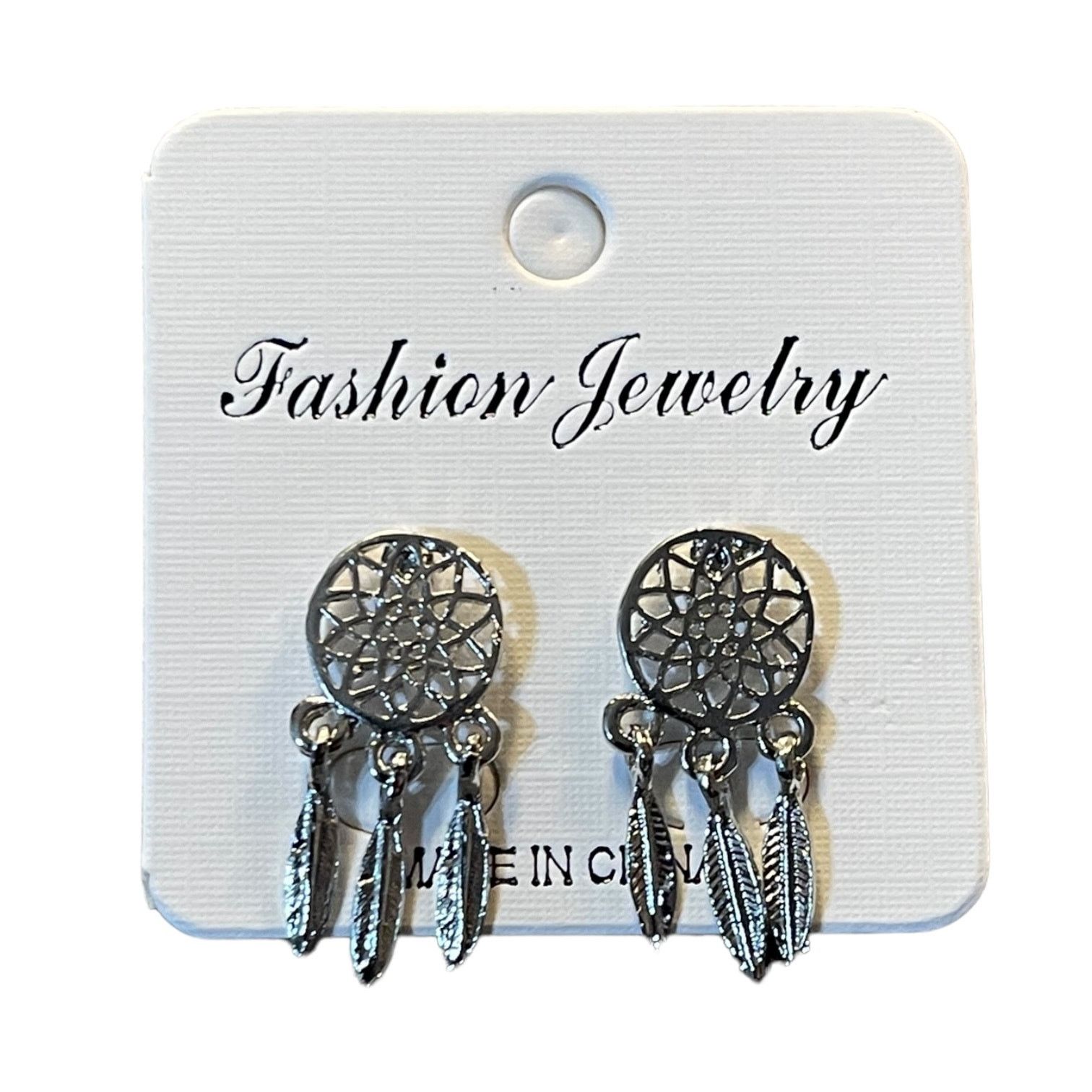 Other Dreamcatcher Silver Dangle Earrings Size ONE SIZE - 3 Thumbnail