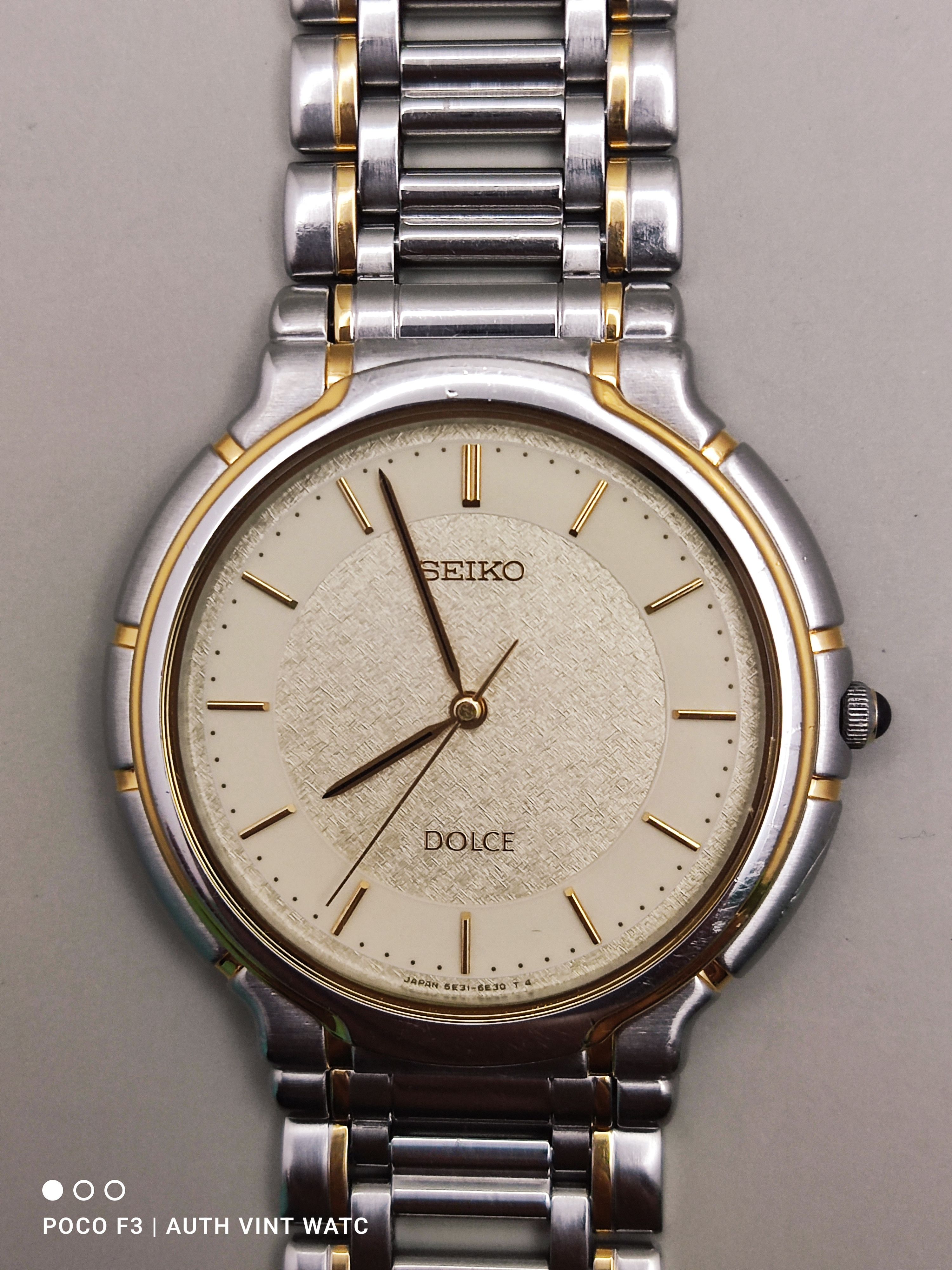 Seiko Authentic Vintage Seiko Dolce Textured Dial Men Watch Size ONE SIZE - 4 Thumbnail