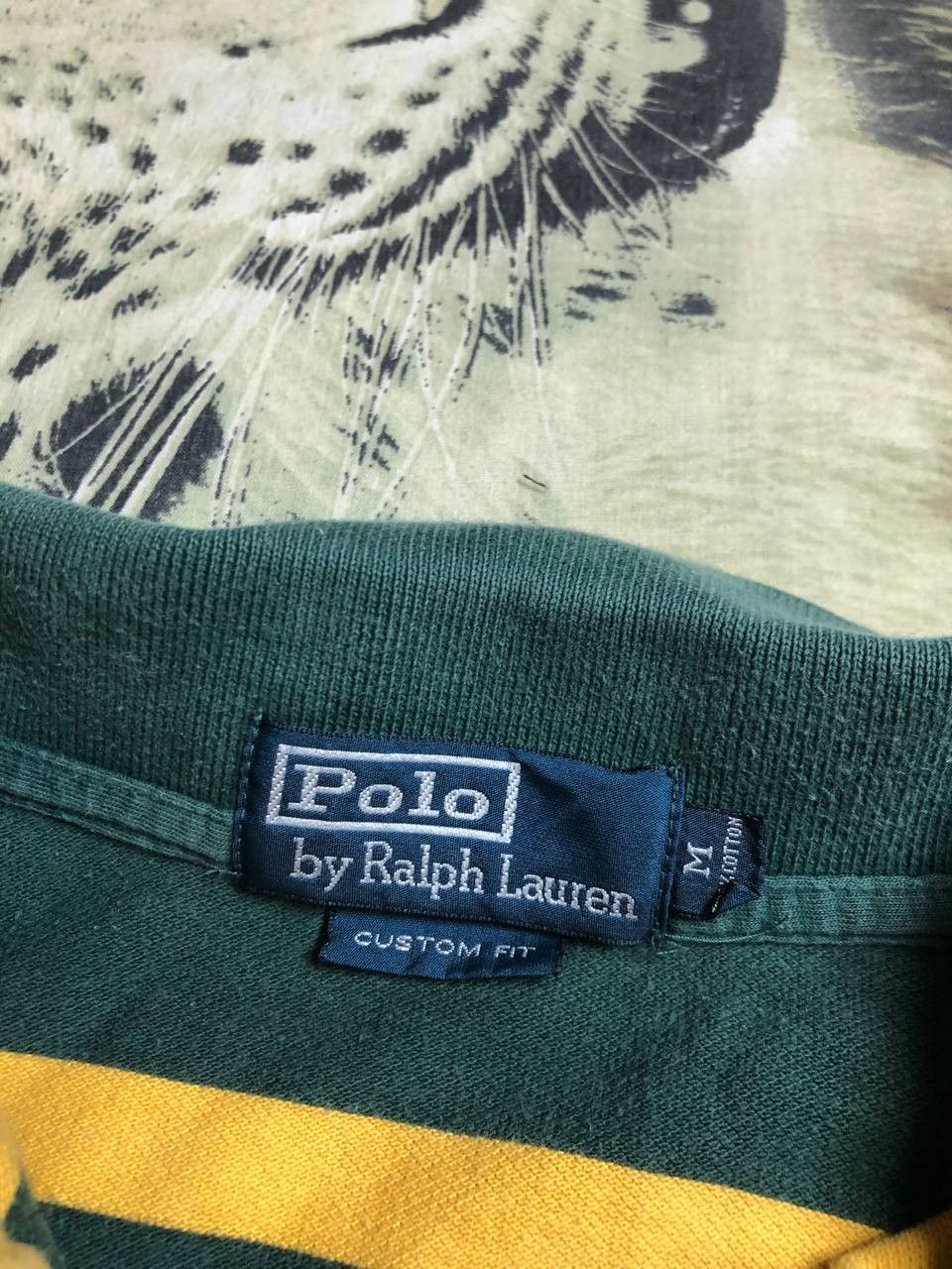 Polo Ralph Lauren Polo Ralph Lauren Custom Fit Striped Polo Size M Size US M / EU 48-50 / 2 - 2 Thumbnail