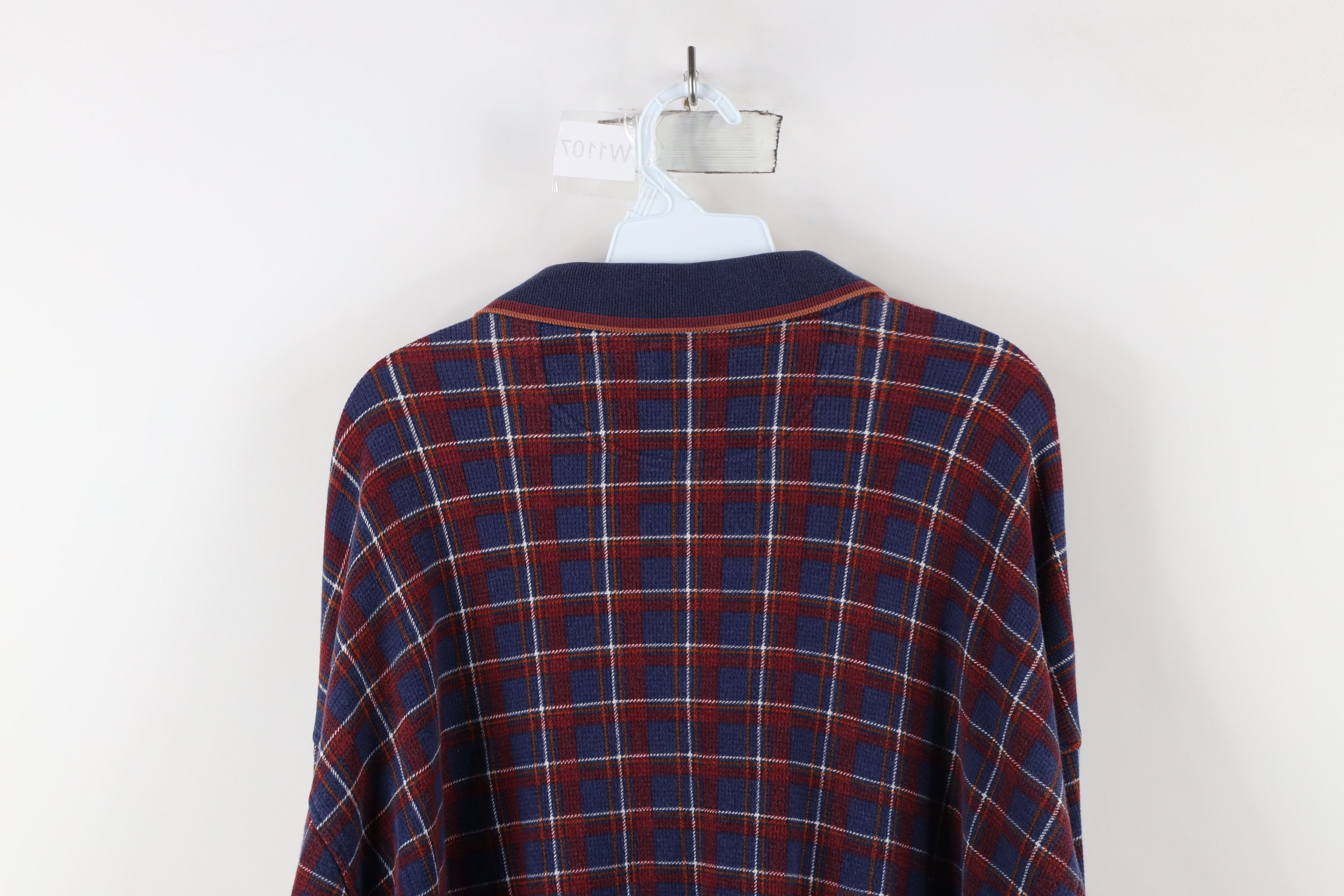 Vintage Vintage 90s Streetwear Knit Long Sleeve Rugby Polo Shirt Size US XXL / EU 58 / 5 - 11 Thumbnail