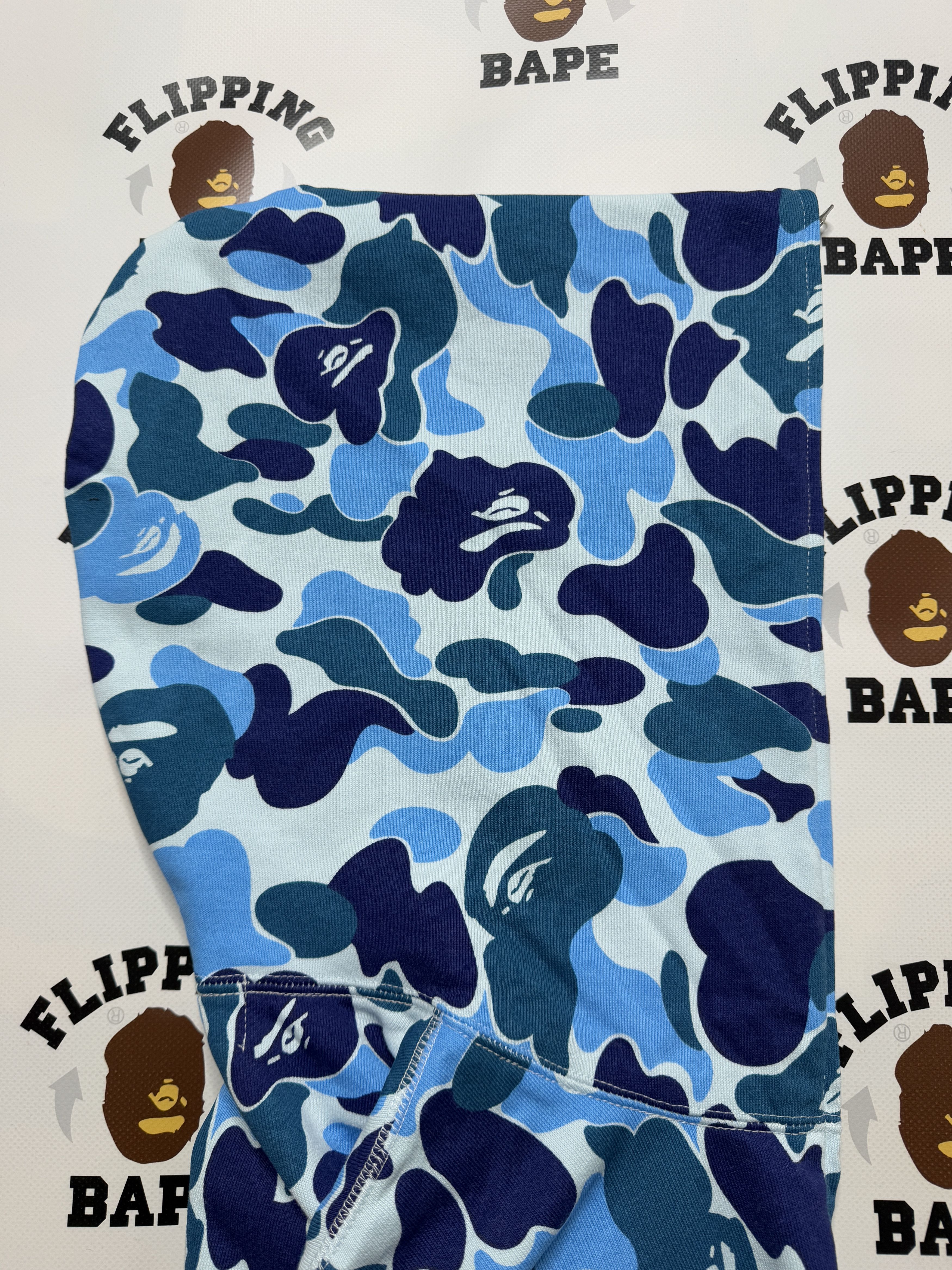 Bape BAPE ABC CAMO LOGO RIB FULL ZIP HOODIE Size US XL / EU 56 / 4 - 4 Thumbnail