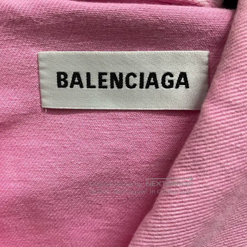 Balenciaga Balenciaga Chest Large Logo Printed Denim Jacket Size XXS / US 00 / IT 34 - 5 Thumbnail