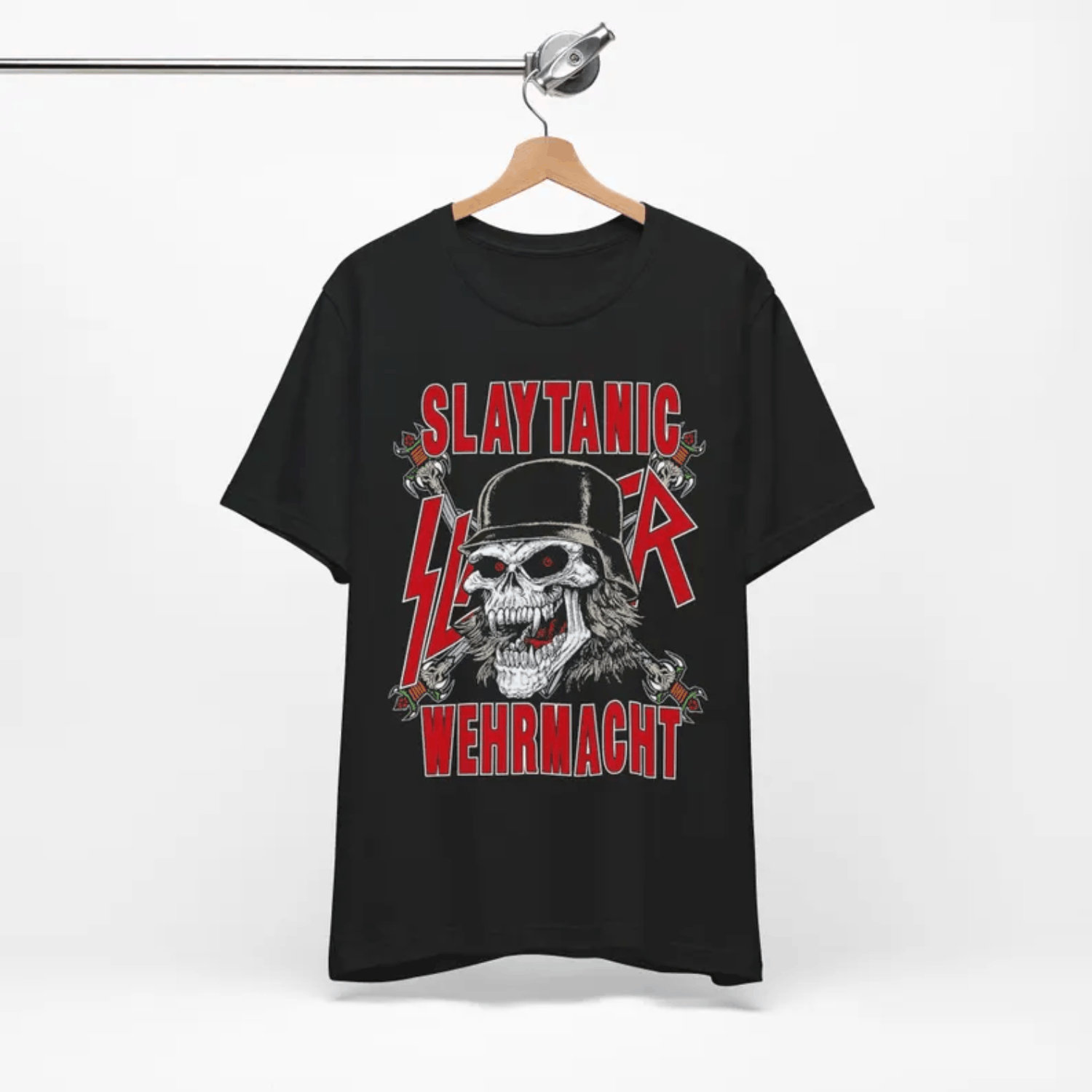Band Tees × Vintage Slaytanic S.l.a.yer Thrash Metal Band Shirt, Rock Shirt Size US L / EU 52-54 / 3 - 2 Thumbnail