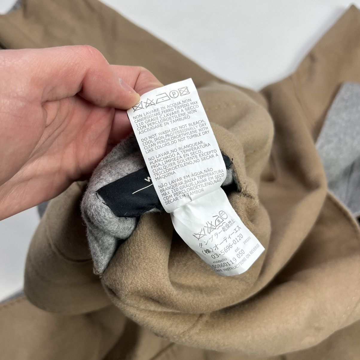 Max Mara × Weekend Max Mara Weekend Max Mara Twin Side Wool Coat Brown & Grey Belt Size XL / US 12-14 / IT 48-50 - 12 Thumbnail